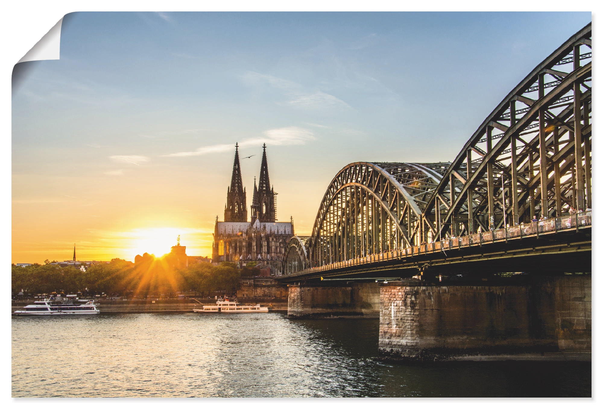 Artland Wandbild »Kölner Dom«, Deutschland, (1 St.), als Poster, Wandaufkleber in verschied. Größen