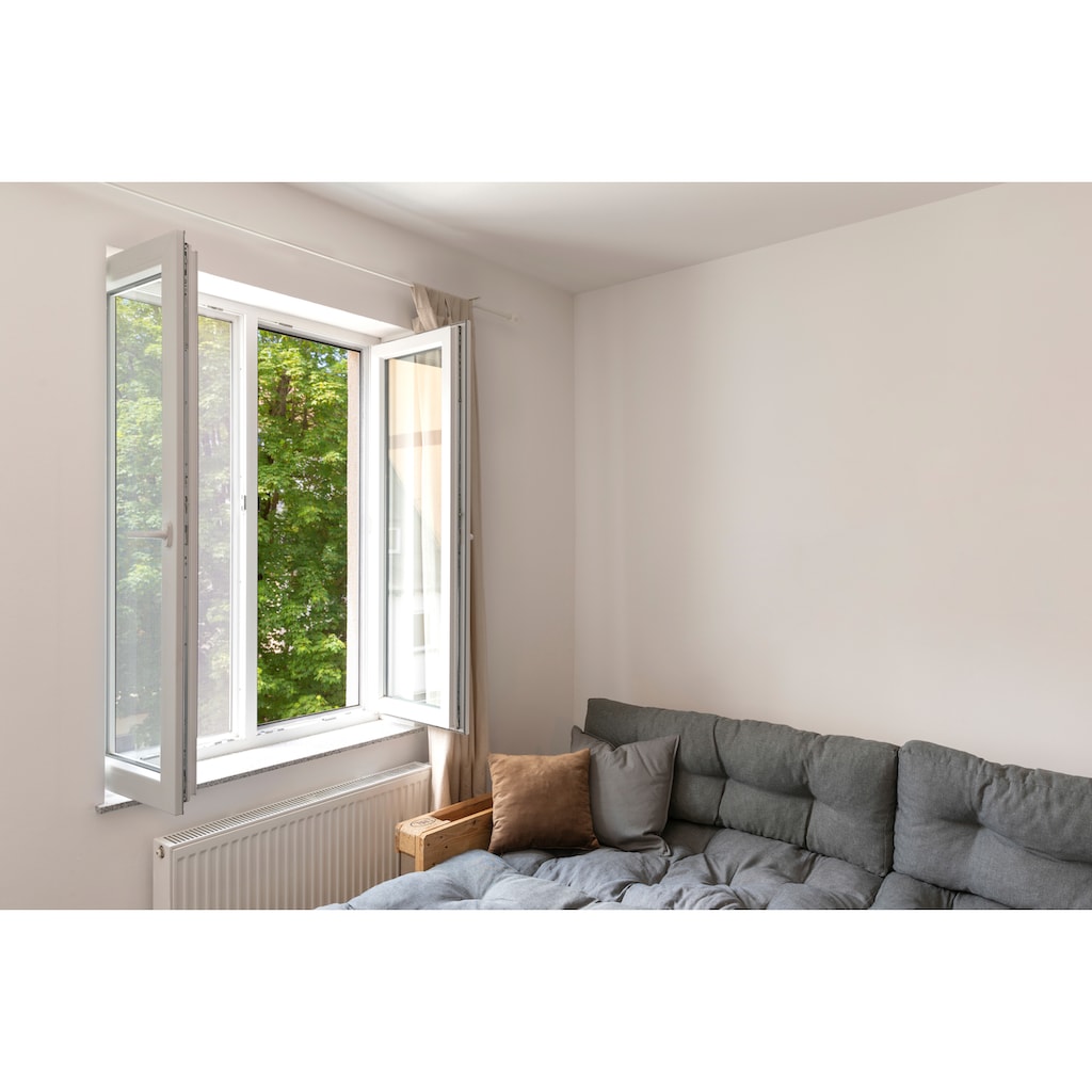 SCHELLENBERG Fliegengitter-Gewebe »aus Fiberglas«, Insektenschutz Rolle für Fenster und Tür, 100 x 120 cm, 57203