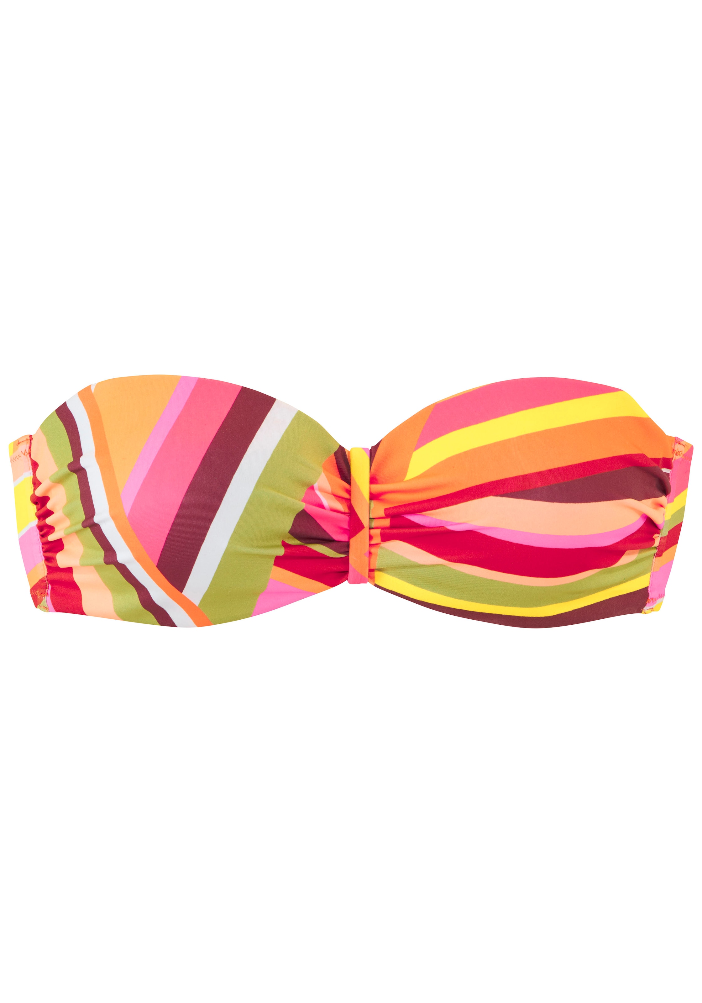 Bruno Banani Bügel-Bandeau-Bikini, mit grafischem Druck