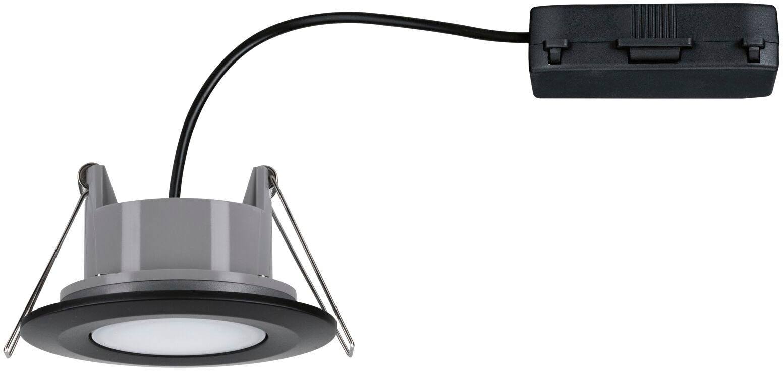 Paulmann LED Einbauleuchte »Calla 1x680lm 4000K 6W 230V schwarz matt«, 1 flammig, IP65