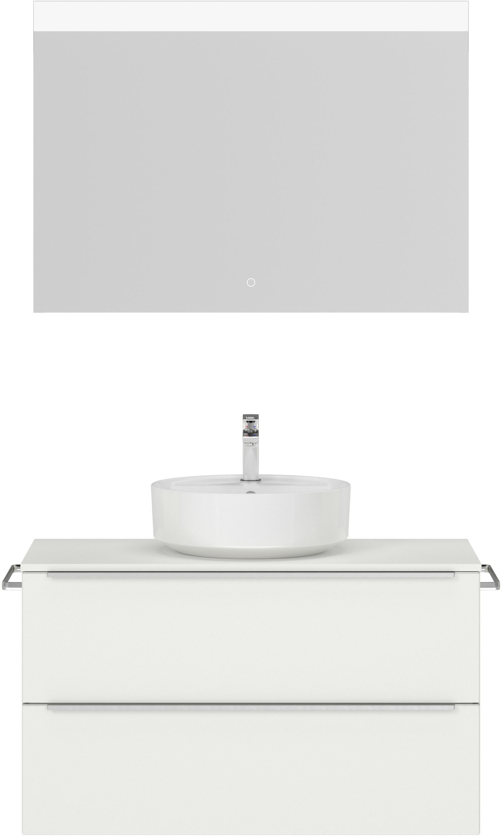 nobilia® Badmöbel-Set »Alvene«, (2 St., vormontiert, mit Soft-Close), inkl. günstig online kaufen