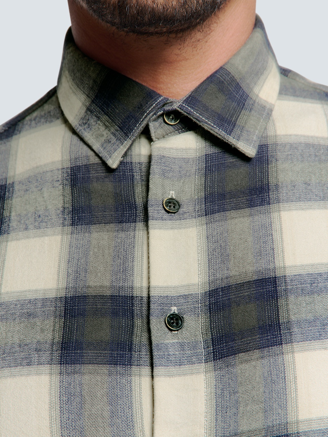 NO EXCESS Langarmhemd »No Excess Karhemd«