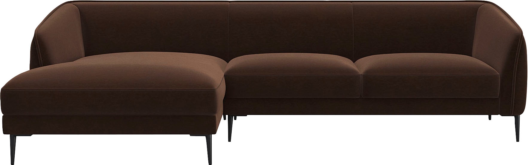 FLEXLUX Ecksofa »Belle Designsofa, L-Form, B/T 288/149 cm«, Skandinavisches günstig online kaufen