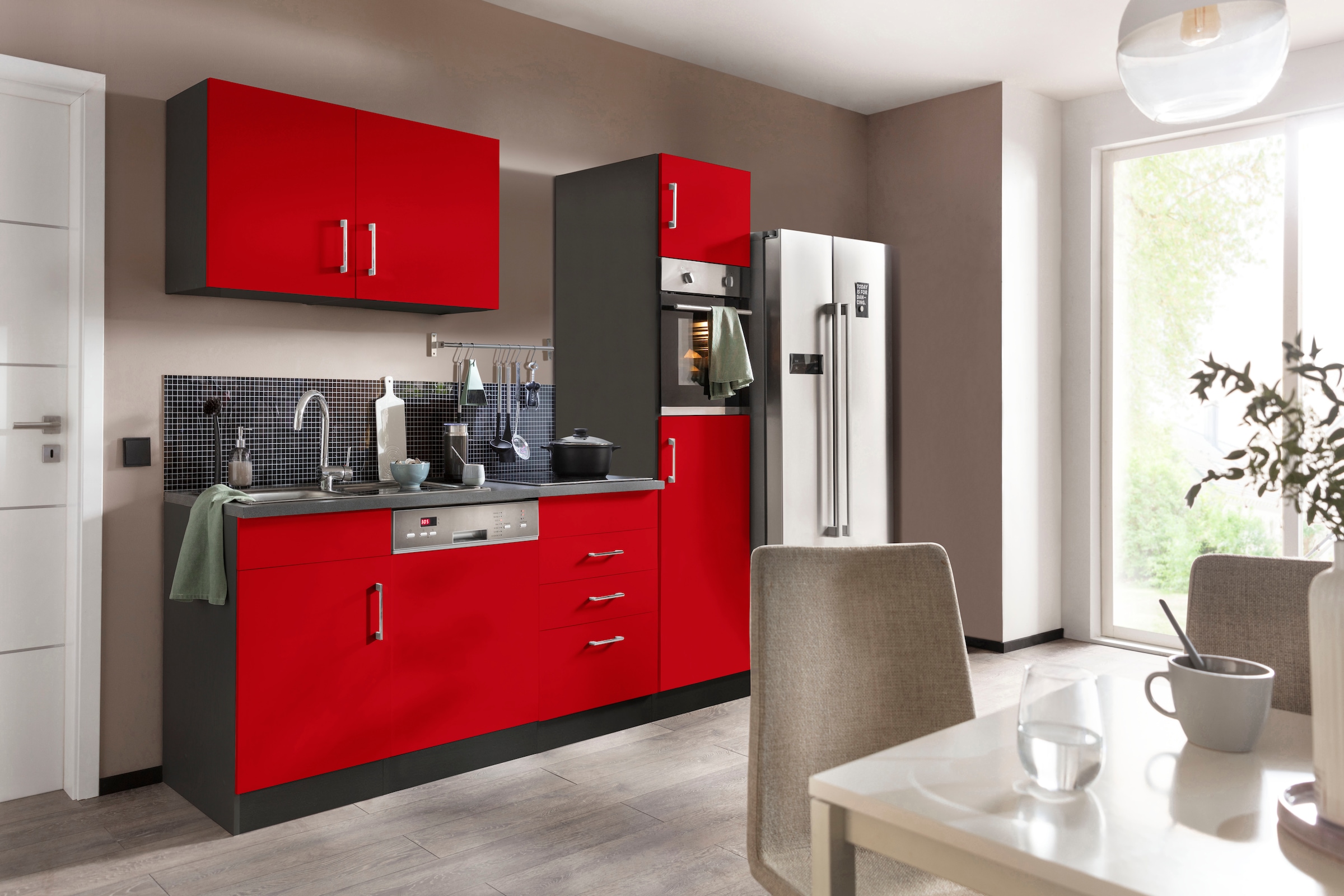 KOCHSTATION Küchenzeile »KS-Paris – Küchen mit einzigartigen Fotomotiven au günstig online kaufen