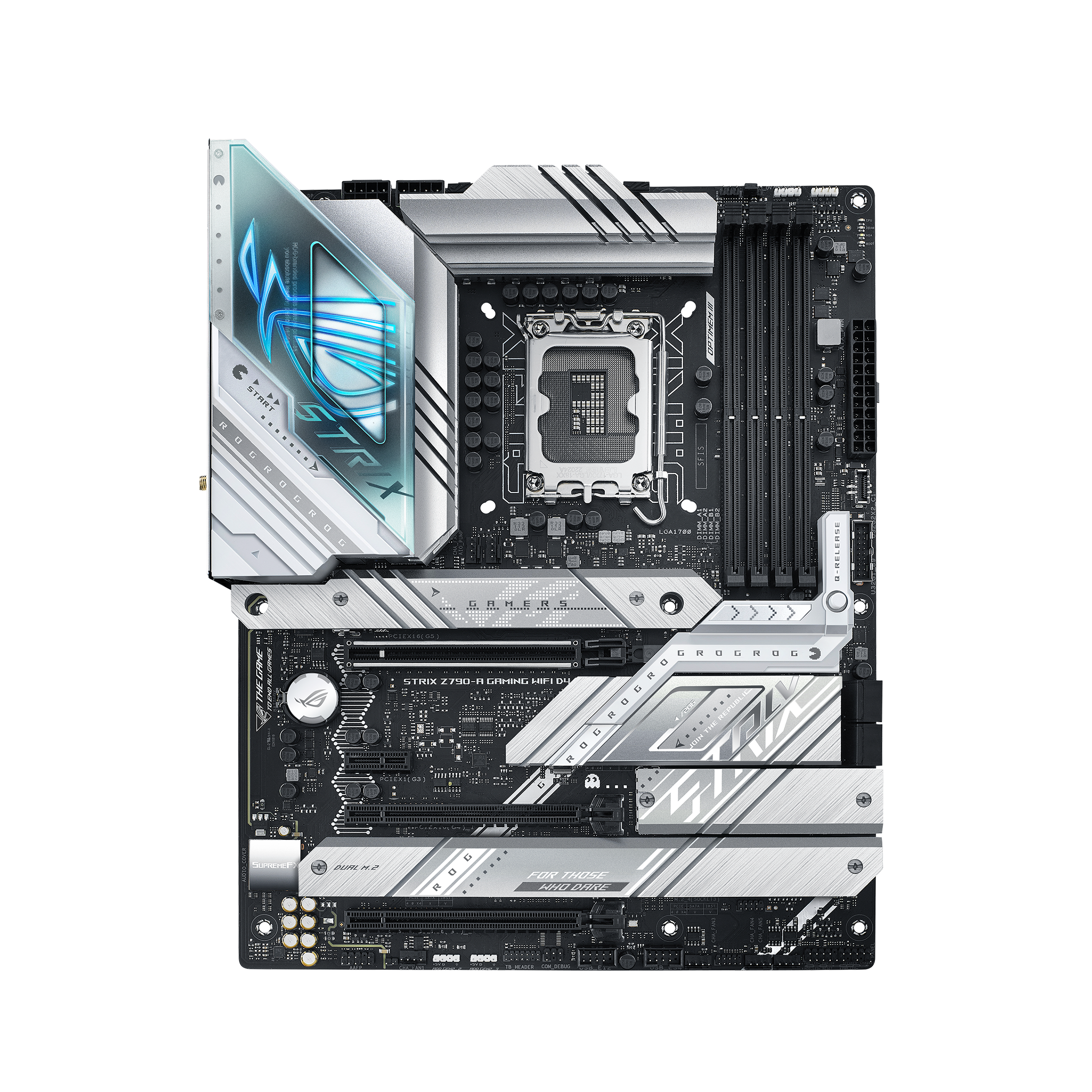 Asus Mainboard »ROG STRIX Z790-A GAMING WIFI D4«, ATX, DDR4 Speicher, 4x M.2, PCIe 5.0, WiFi 6E