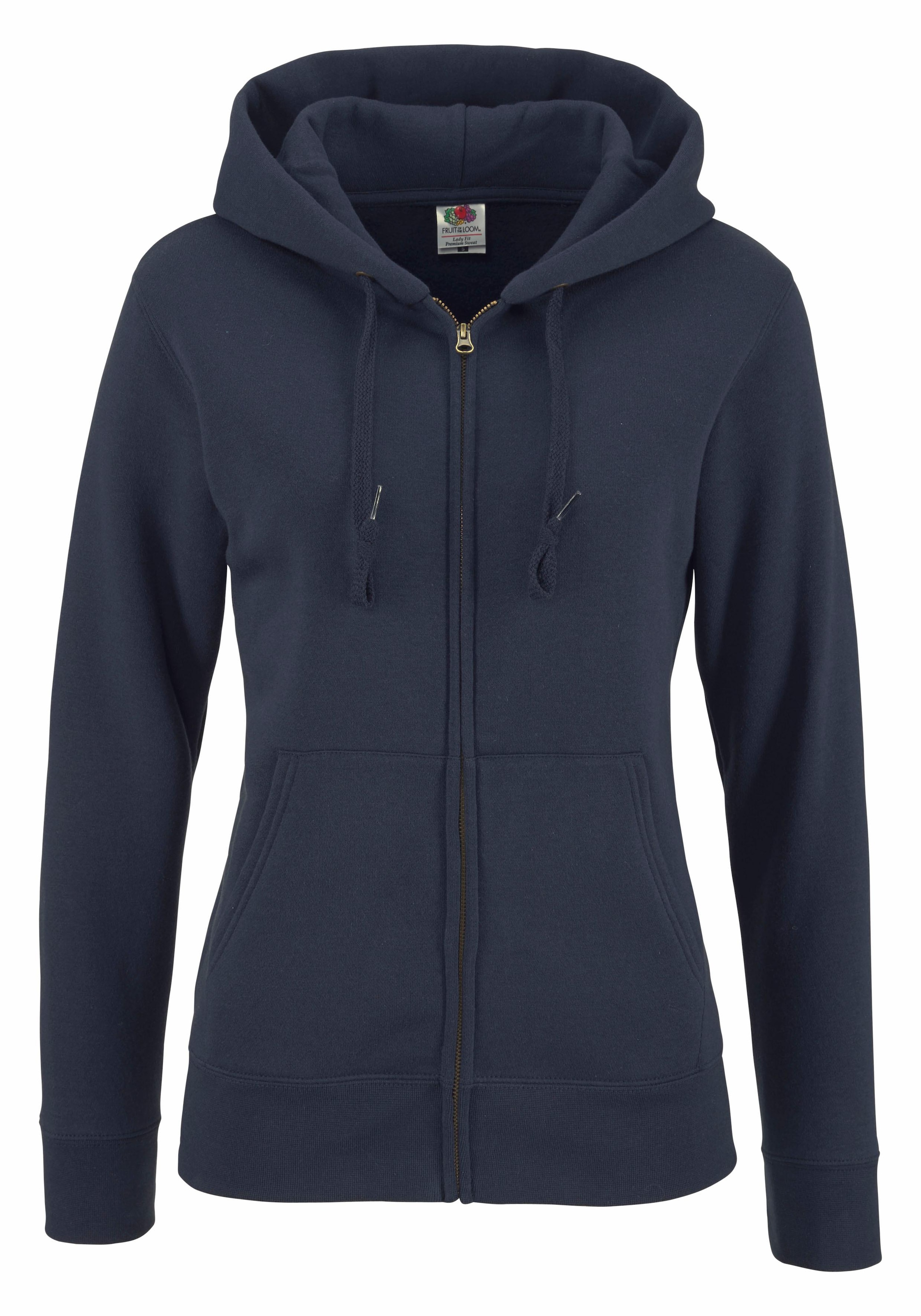 Fruit of the Loom Kapuzensweatshirt »Lady-Fit Premium hooded Sweat Jacket«
