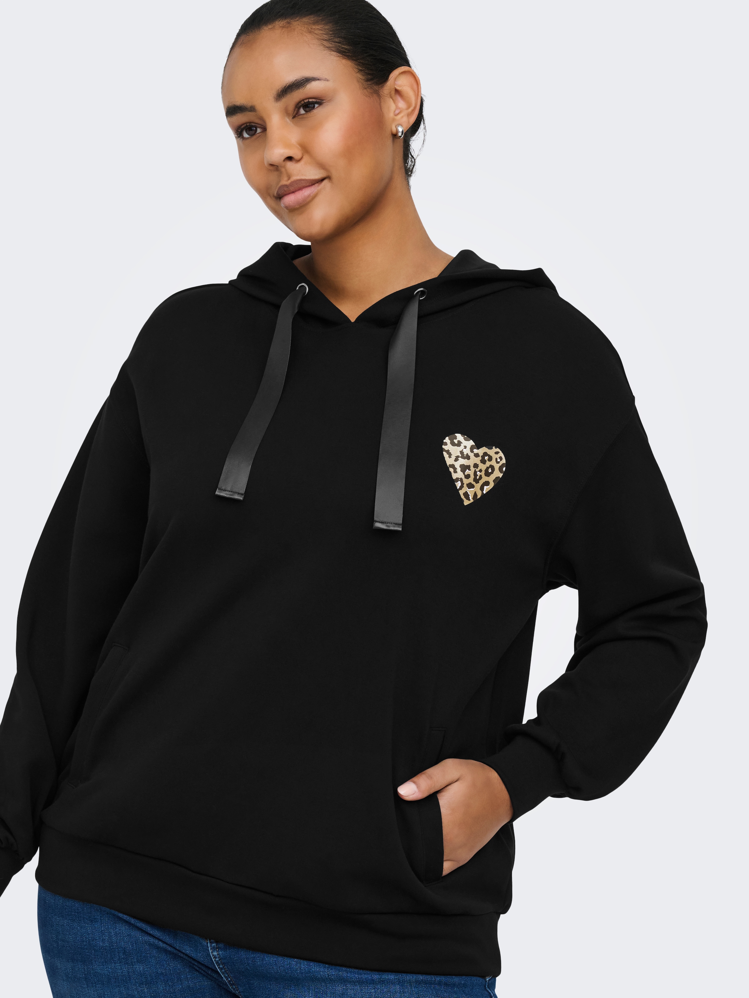 ONLY CARMAKOMA Kapuzensweatshirt »CARMELANIE L/S HOODIE JRS«
