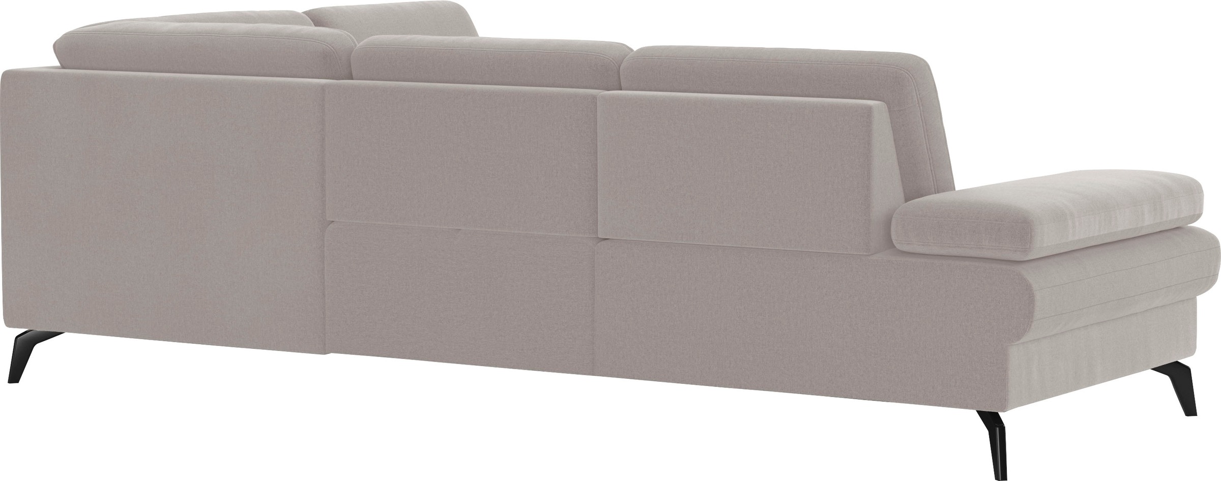 sit&more Ecksofa »Morris L-Form, inkl. Sitztiefenverstellung« wahlweise mit Armteilverstellung, Bettfunktion & Bettkasten