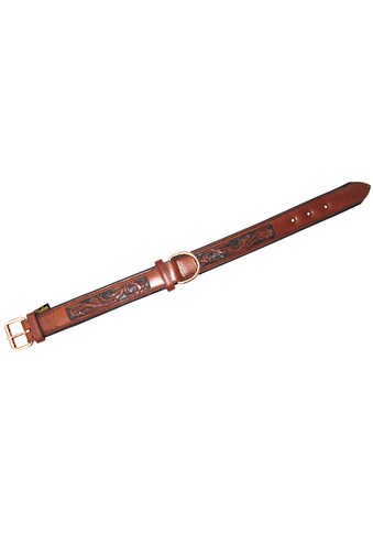 HEIM Hunde-Halsband »Savanne«, Echtleder, Cognac, Länge: 55-70 cm kaufen