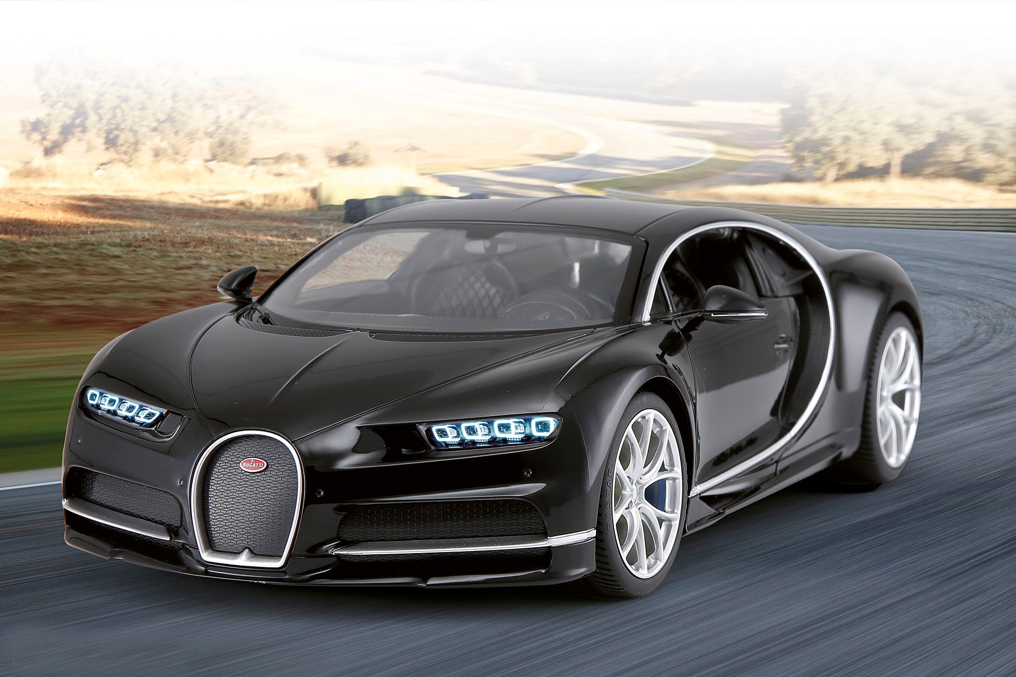 Jamara RC-Auto »Deluxe Cars, Bugatti Chiron, 1:14, schwarz, 2,4GHz«