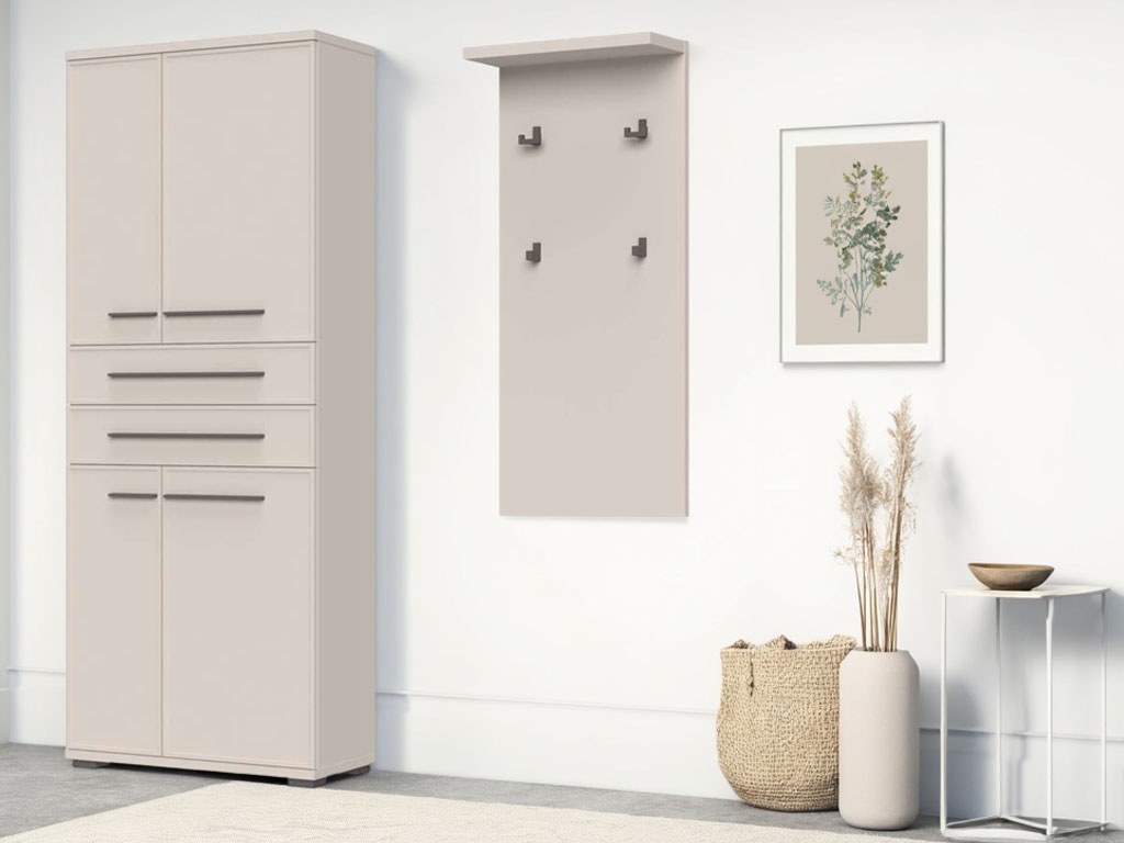 PLACES OF STYLE Garderobenpaneel »Opera, Wandregal, mit Haken, mit Regal, i günstig online kaufen