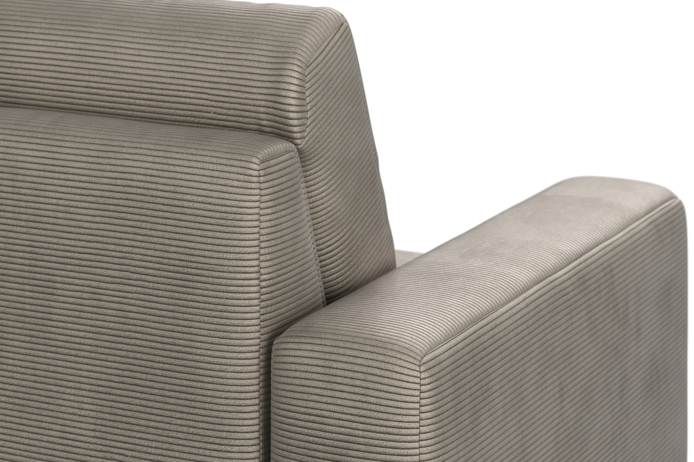 Home affaire Ecksofa »Summer L-Form«, mit Ottomane, mit oder ohne Bettfunktion und Bettkasten, Cord-Bezug