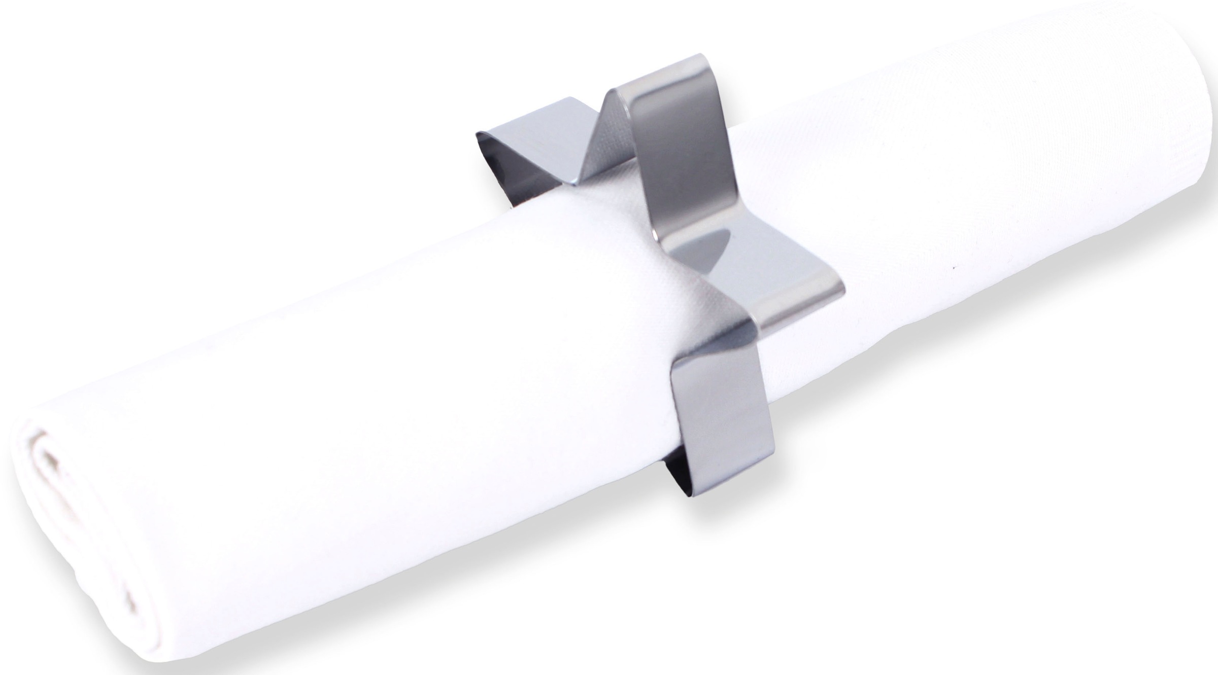 ECHTWERK Serviettenring, (Set, 4 tlg.), Serviettenhalter-Set, Serviettenschnallen, Sterndesign, aus Edelstahl