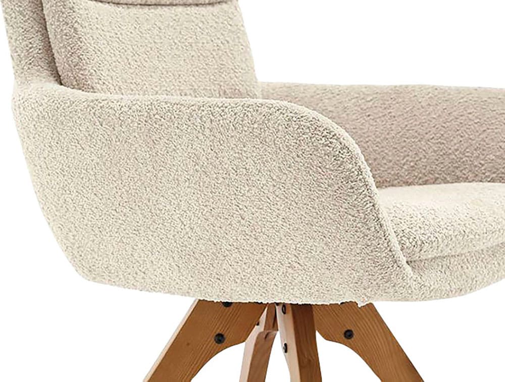 Home affaire Esszimmerstuhl »Taragona«, (Set), 2 St., Boucle, mit unterschiedlichen Beingestellen, Holz oder Metall