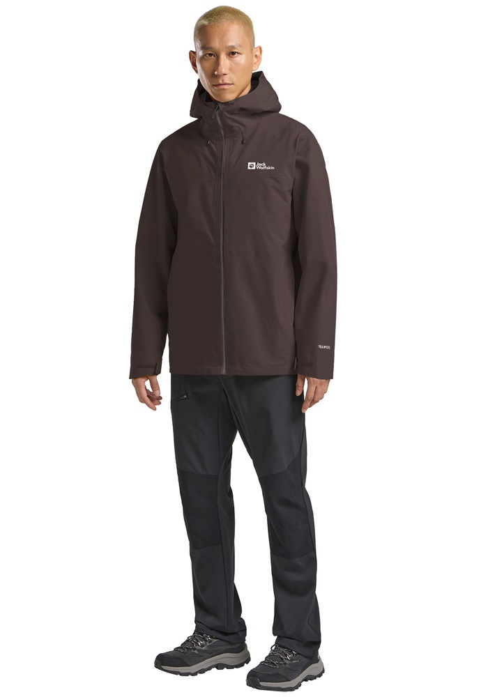 Jack Wolfskin Funktionsjacke »HIGHEST PEAK 3L JKT M«, mit Kapuze