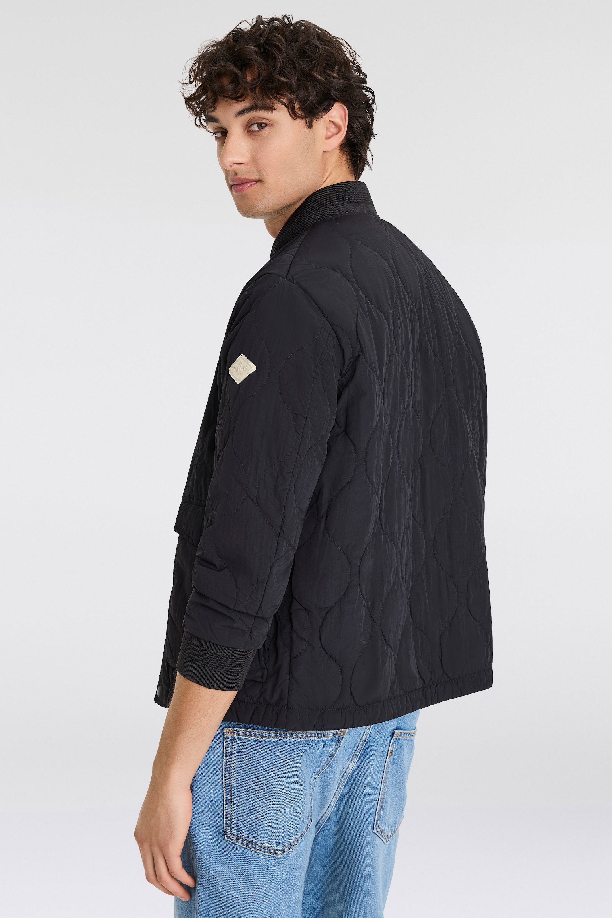 Replay Bomberjacke, mit Steppmuster