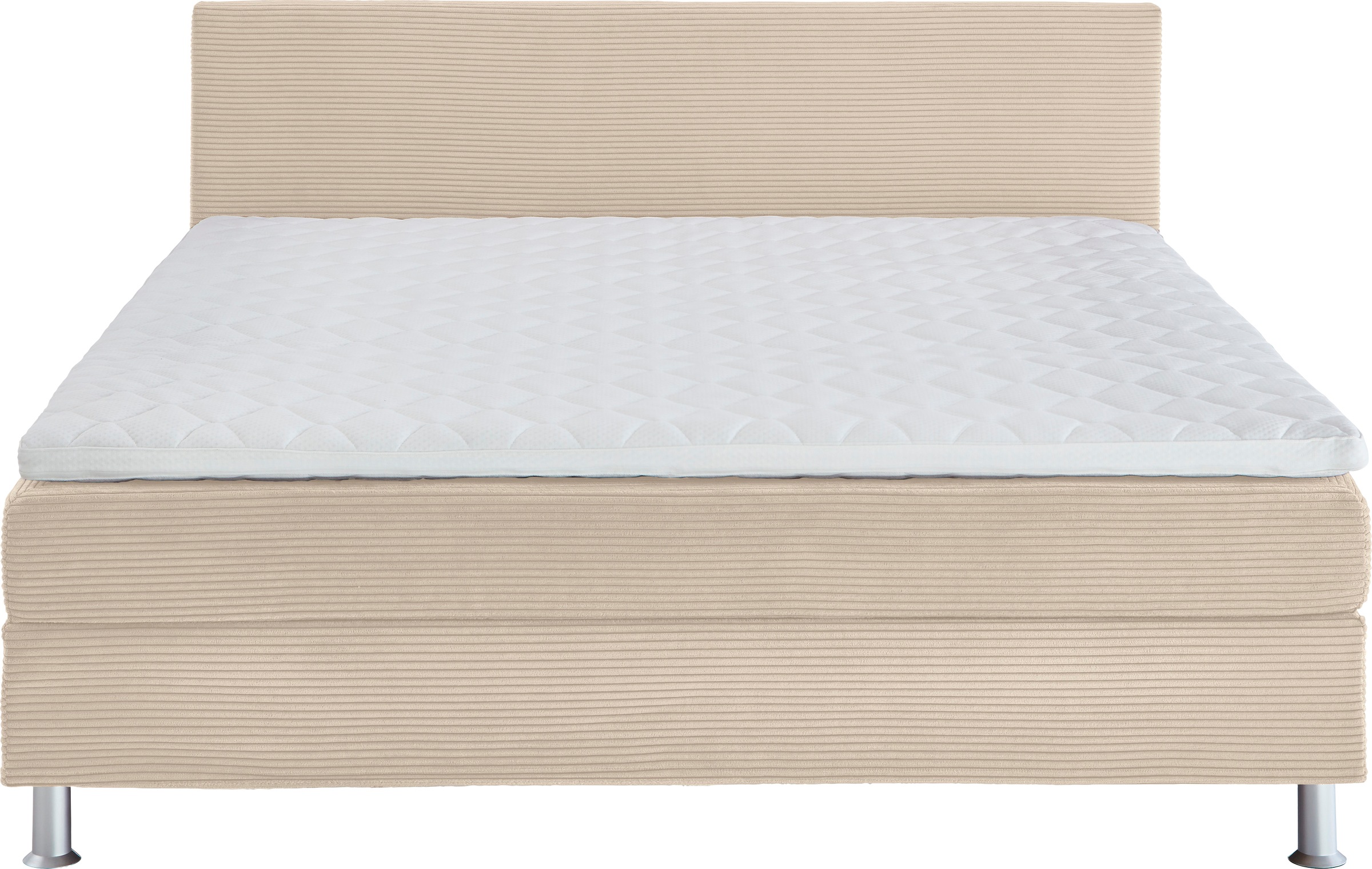 ATLANTIC home collection Boxbett »Edison«, inkl. Bonnellfederkern-Matratze und Topper