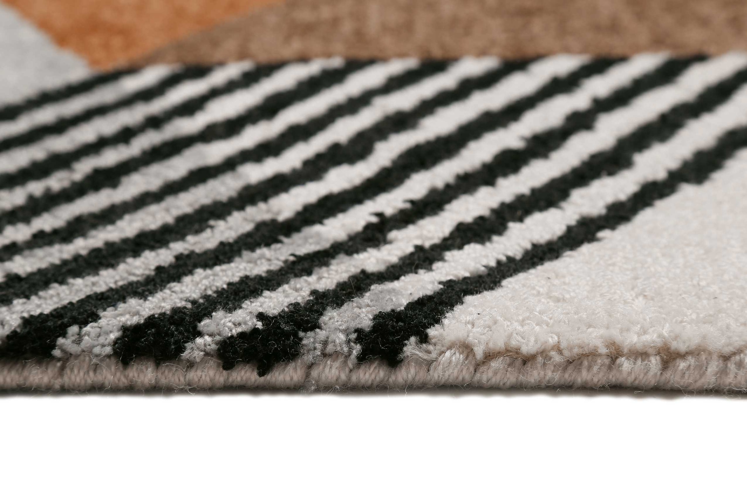 Esprit Teppich »Uptown,  ESP-39872«, rechteckig, 8 mm Höhe, bunt, handgetuftet, grafischer Retro Look für Wohnzimmer, Schlafzimmer