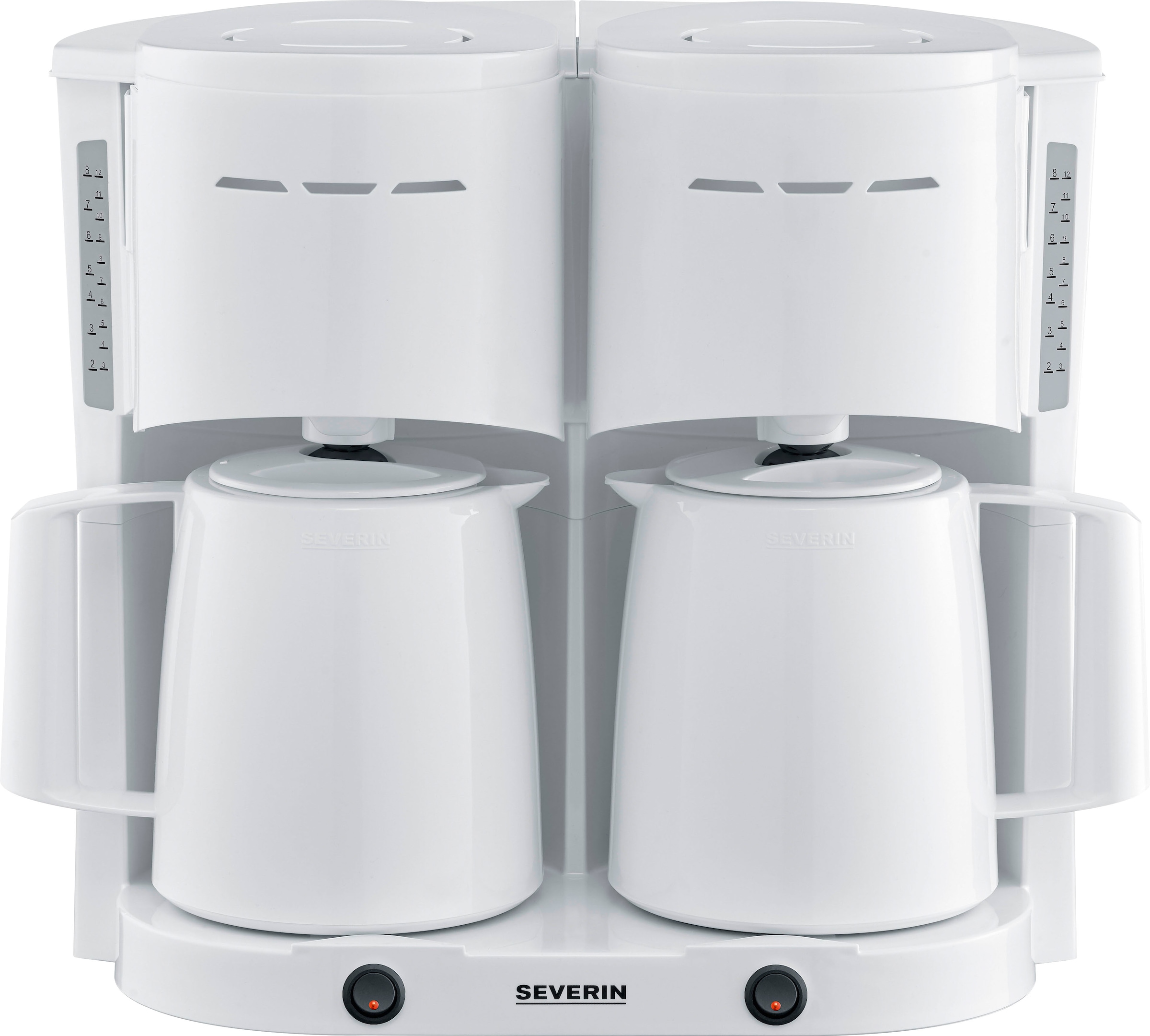 Severin Filterkaffeemaschine »KA 9314 Duo-Filterkaffeemaschine mit 2 Thermokannen«, 1 l Kaffeekanne, Papierfilter, 1x4
