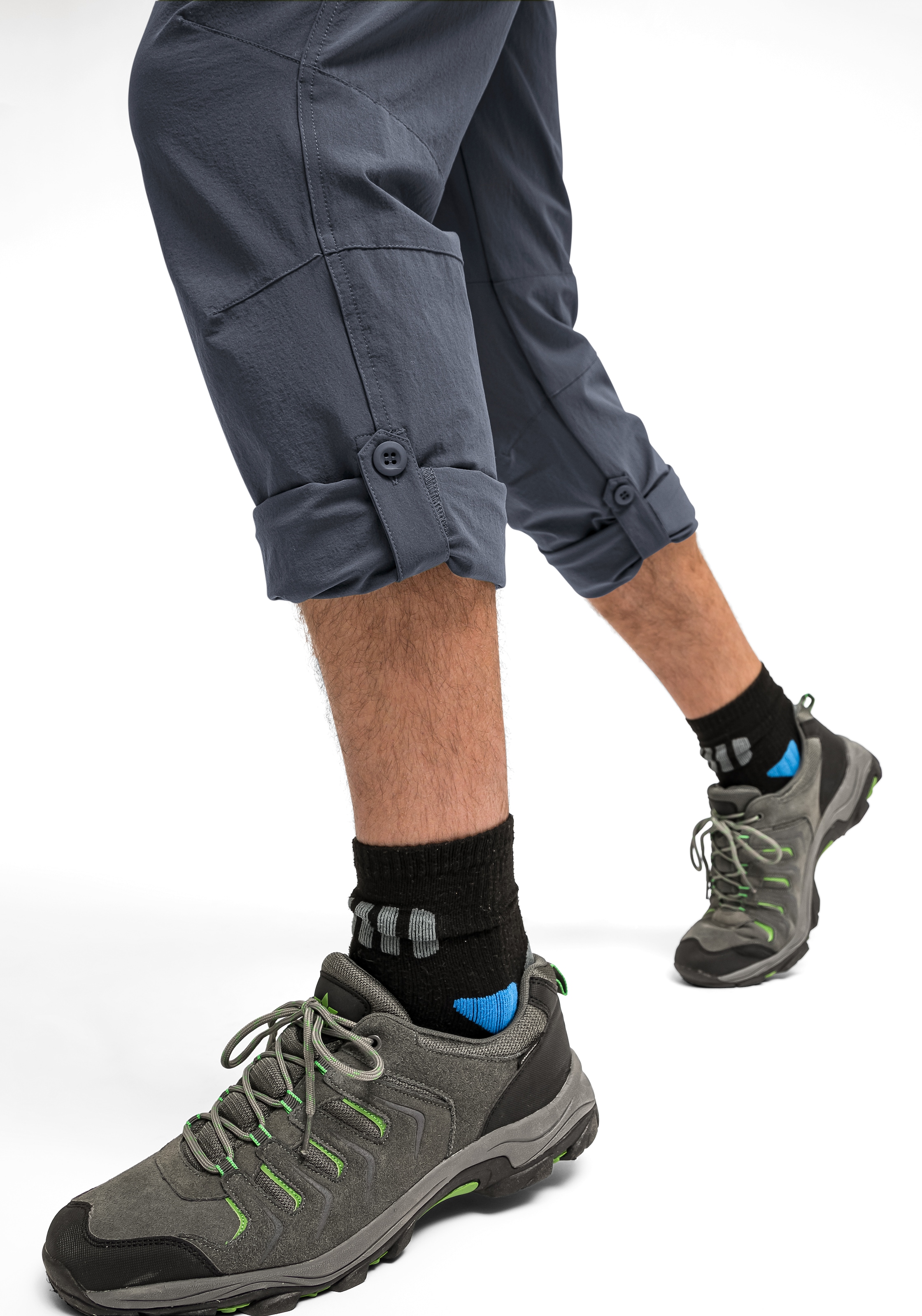 Maier Sports Funktionshose »Nil«, Herren Wanderhose, atmungsaktive Outdoor-Hose mit Roll up Funktion