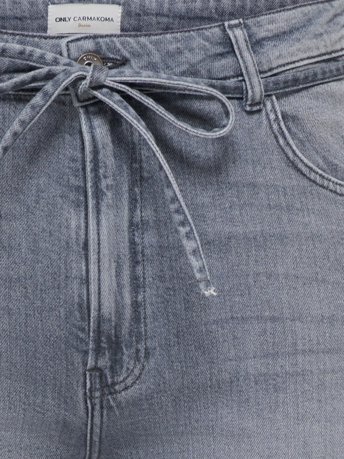 ONLY CARMAKOMA Straight-Jeans »CARGIANNA MW FOLD UP STRAIGHT AZ752« Baumwollmischung, Regular Waist