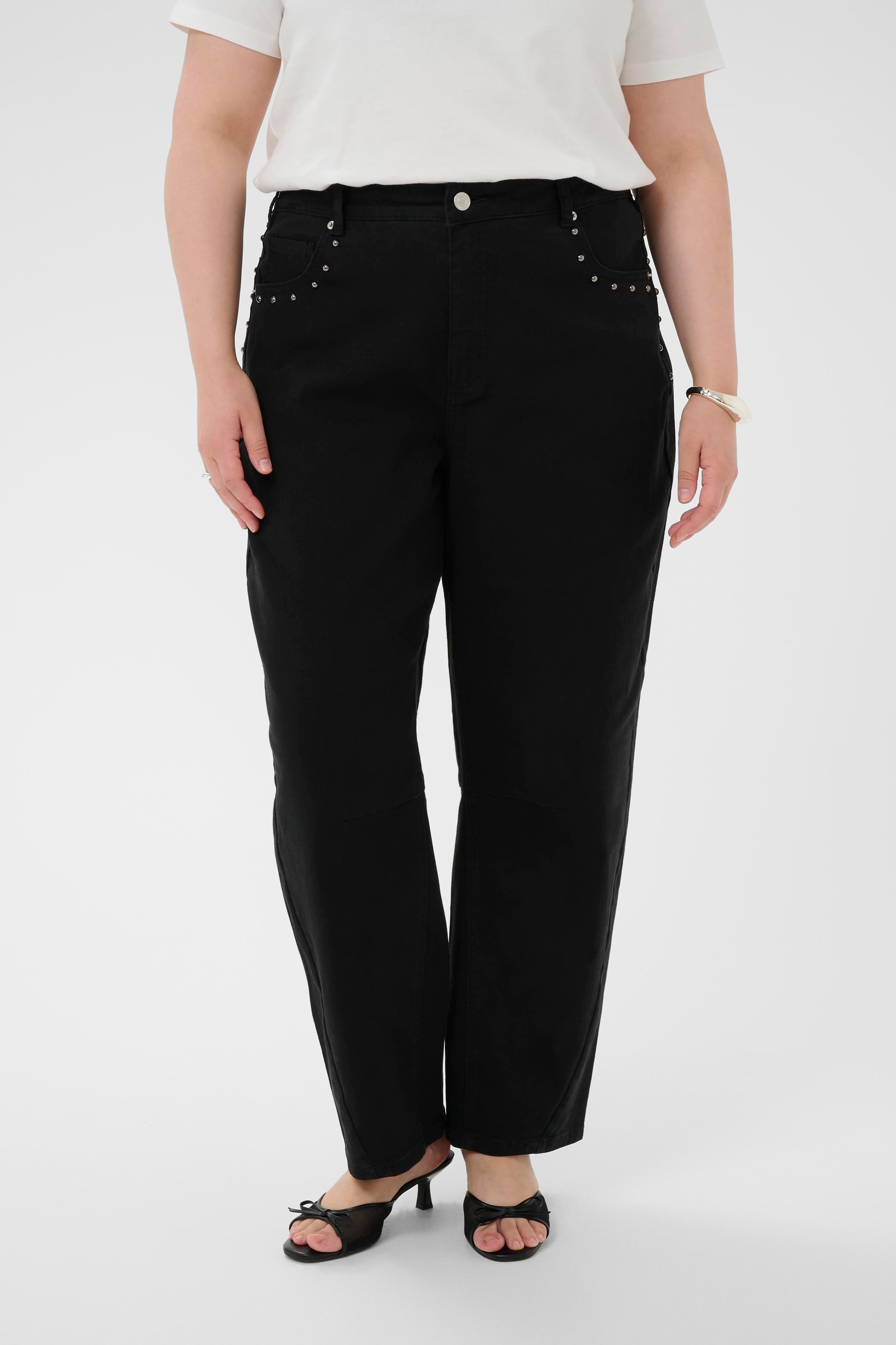 KAFFE Curve Stoffhose »Casual Hose KCbrenn«
