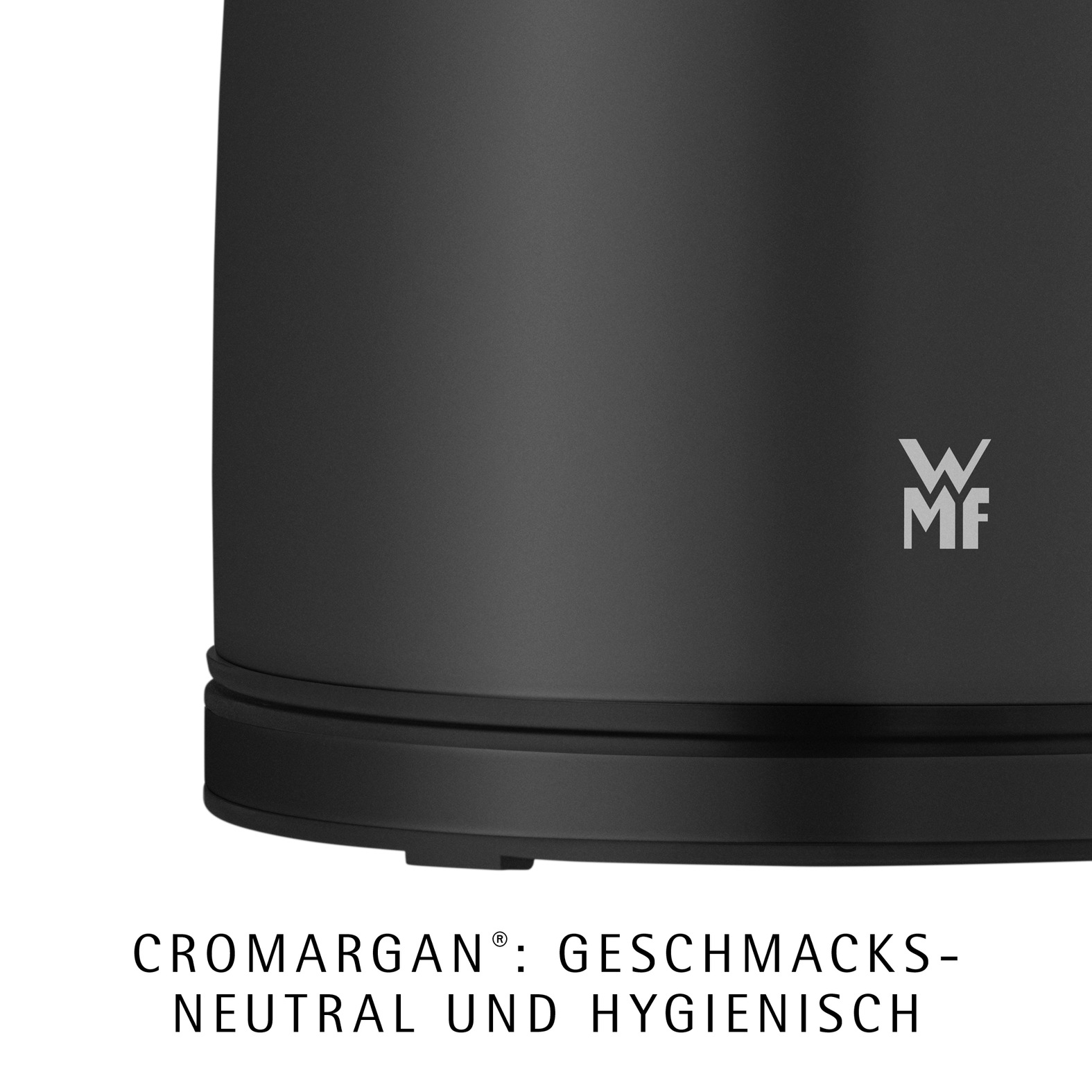 WMF Wasserkocher »Stelio Deep Black« 1,7 l 2400 W Cromargan, beleuchtete Wasserstandsanzeige, 2400 Watt