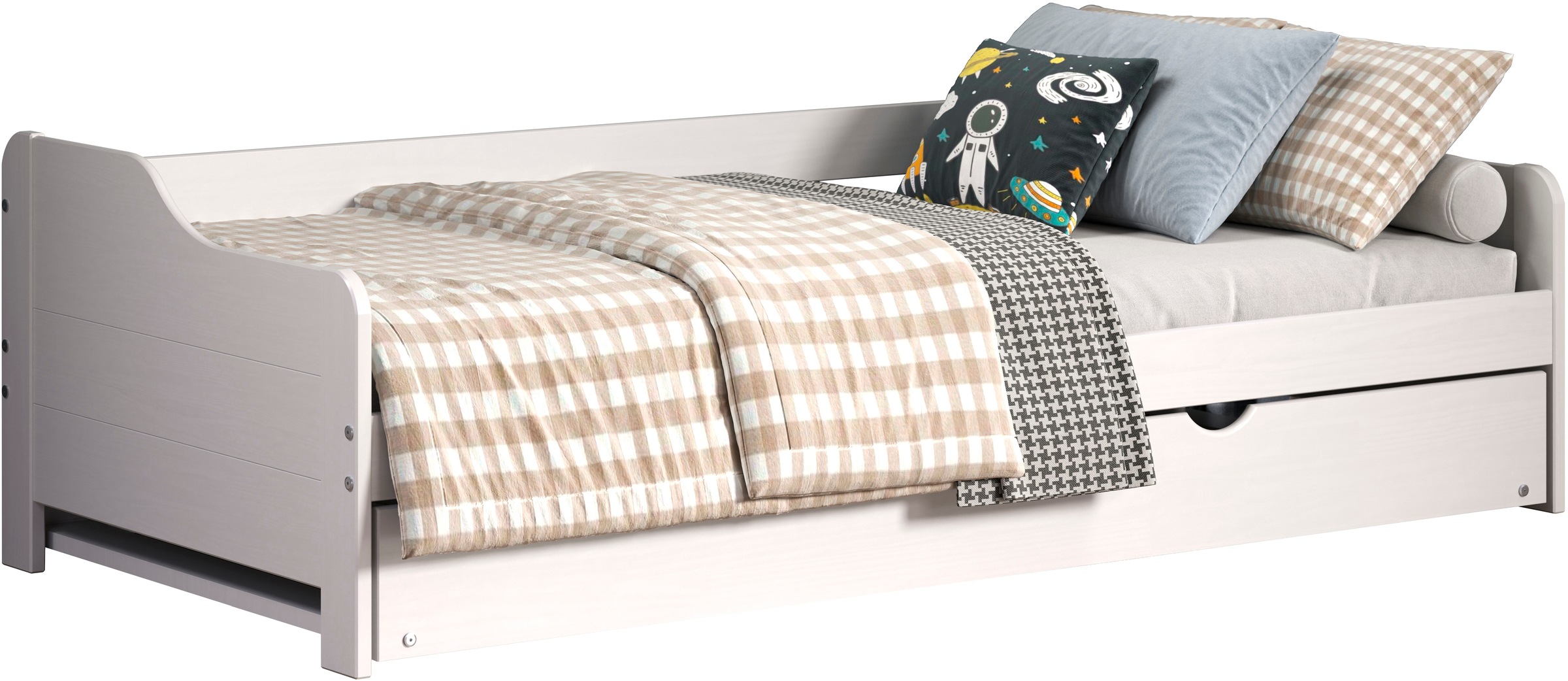 Home affaire Holzbett »Avesta Bett Ausziehbett Daybett Gästebett Funktionsb günstig online kaufen