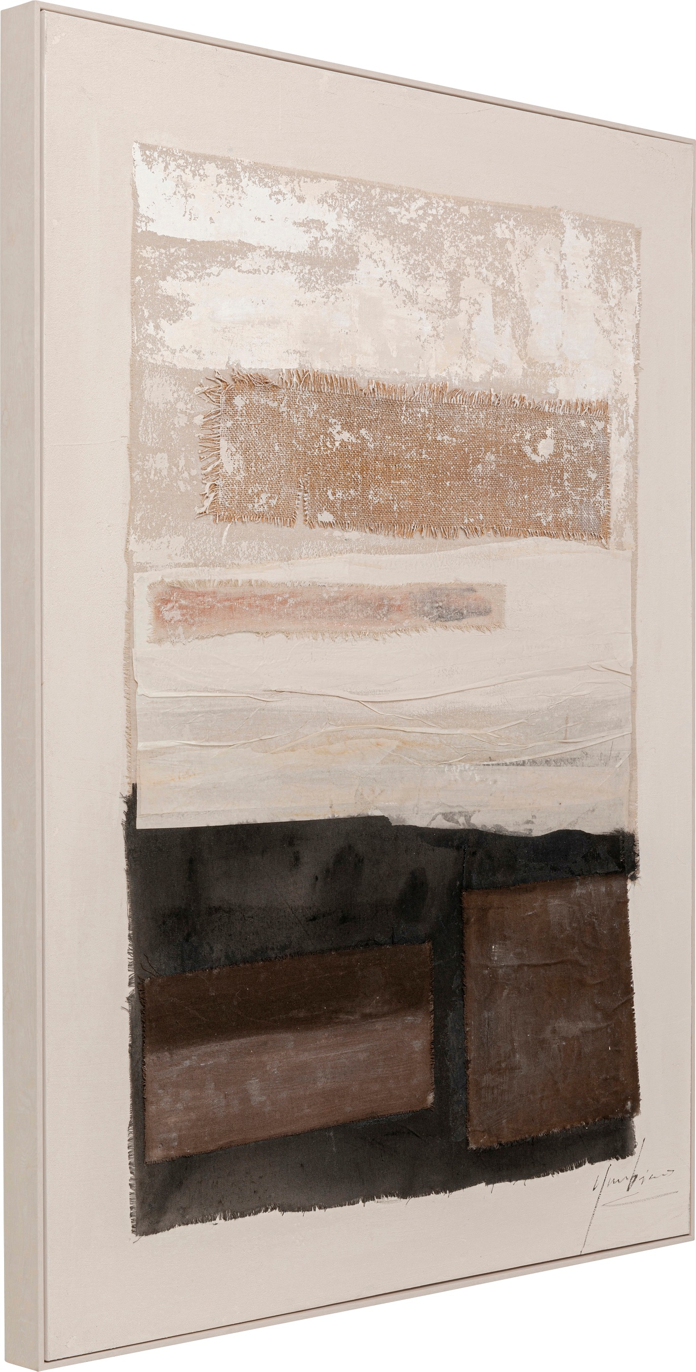 Kare Design Bild mit Rahmen »Gerahmtes Bild Lontano Braun 90x120cm« günstig online kaufen