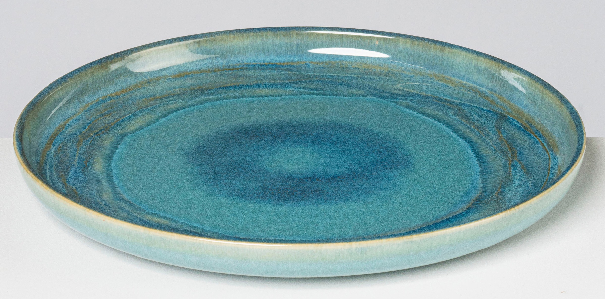 gipfelstück Speiseteller »Tiefer See« Scandi-Style, glänzende Reaktivglasur günstig online kaufen