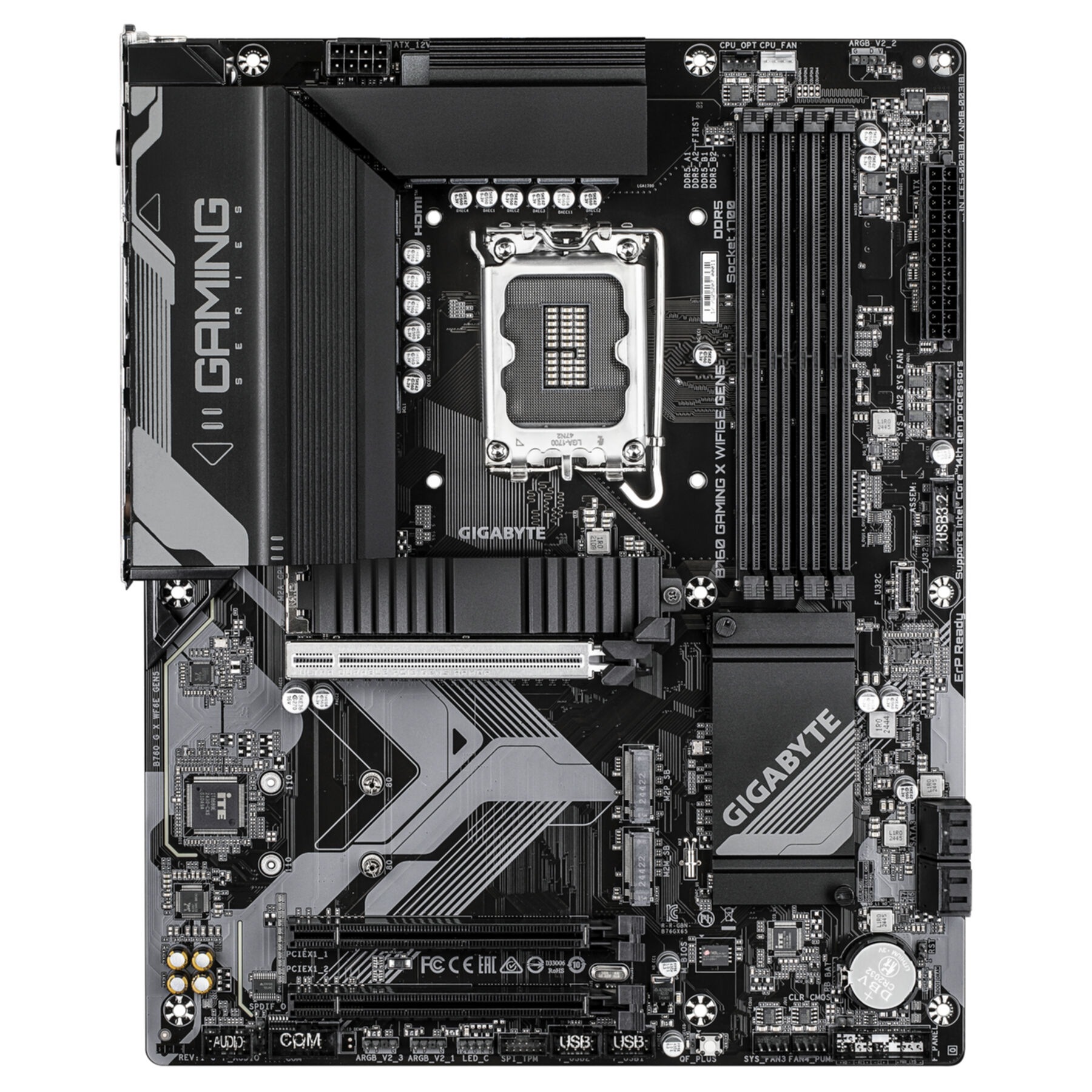 Gigabyte Mainboard »B760 GAMING X WIFI6E GEN5 Mainboard – Unterstützt Intel Core Prozessor«