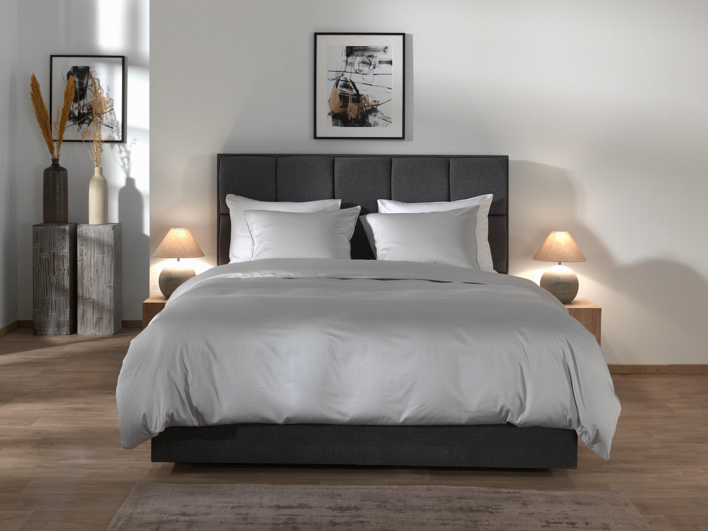 YELLOW Bettwäsche »Suite-Dubai« 2 Stk. Uni Design, 100% Baumwolle ab 135x200 cm.