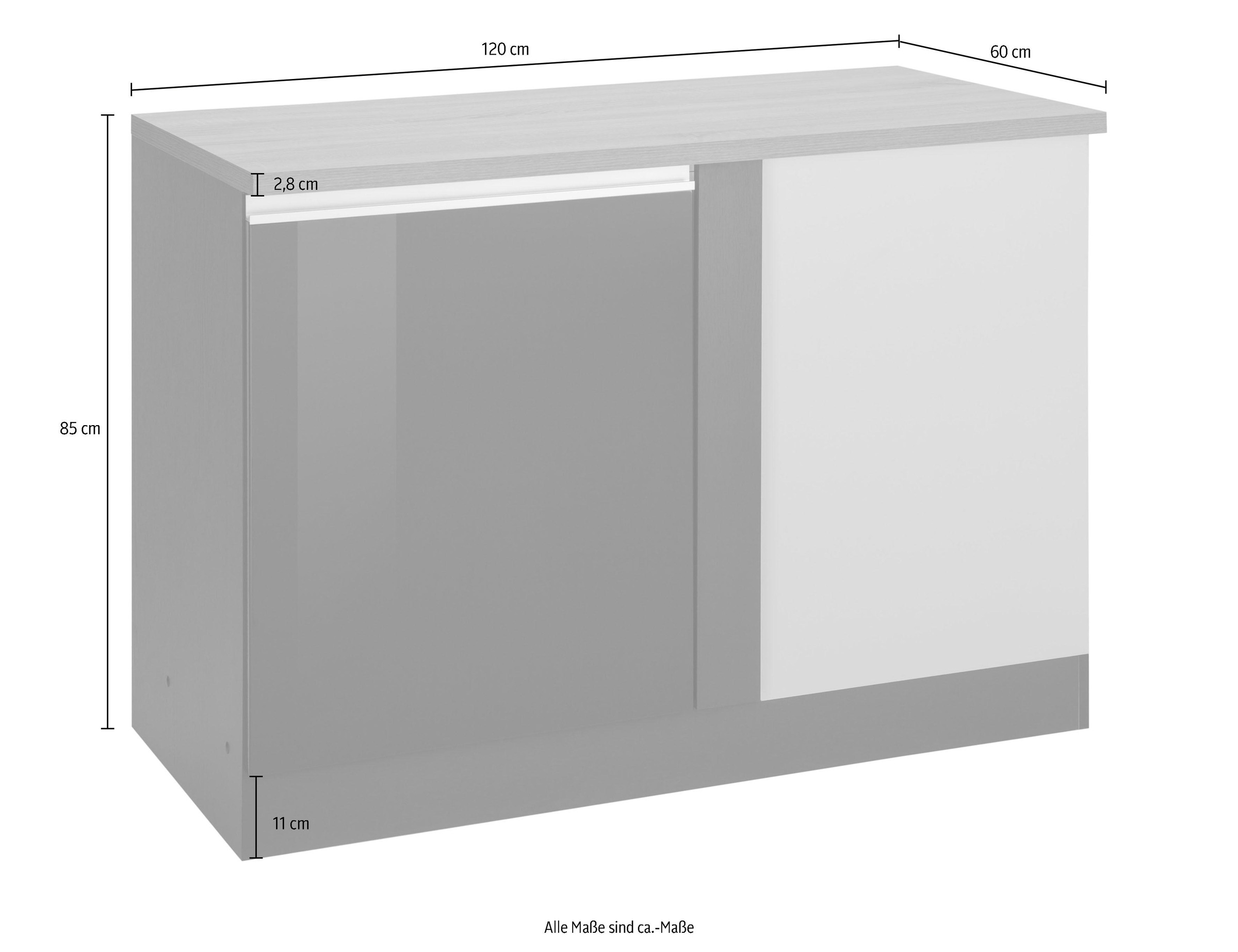 KOCHSTATION Eckunterschrank »KS-Ohio« günstig online kaufen