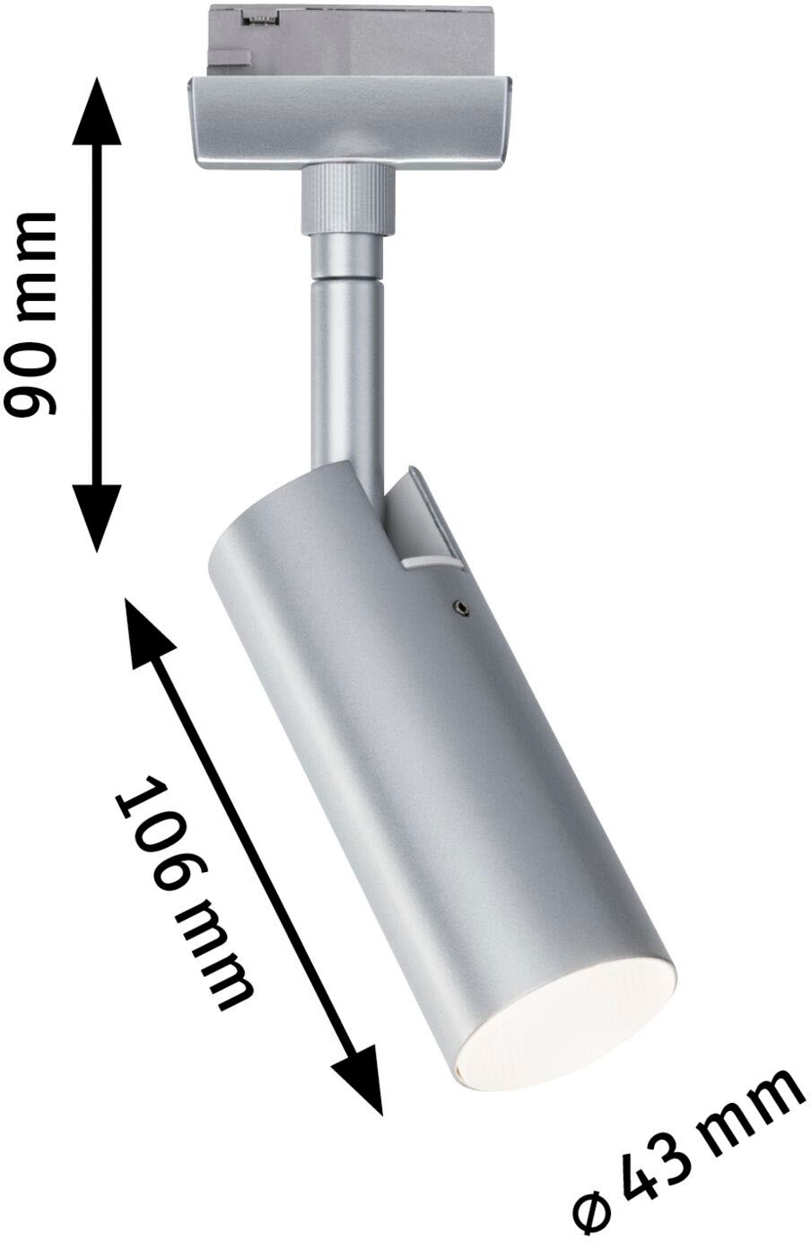 Paulmann Schienensystem-Leuchten »URail Spot Tubo 1x4W 4000K 230V«, 3-Step-Dimmbar