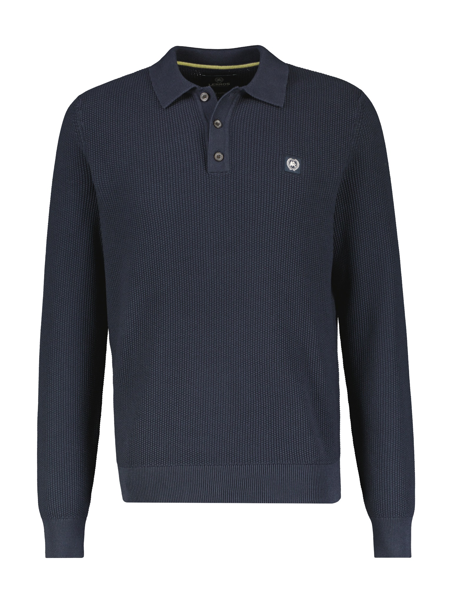 LERROS Polokragenpullover, aus weicher Baumwolle
