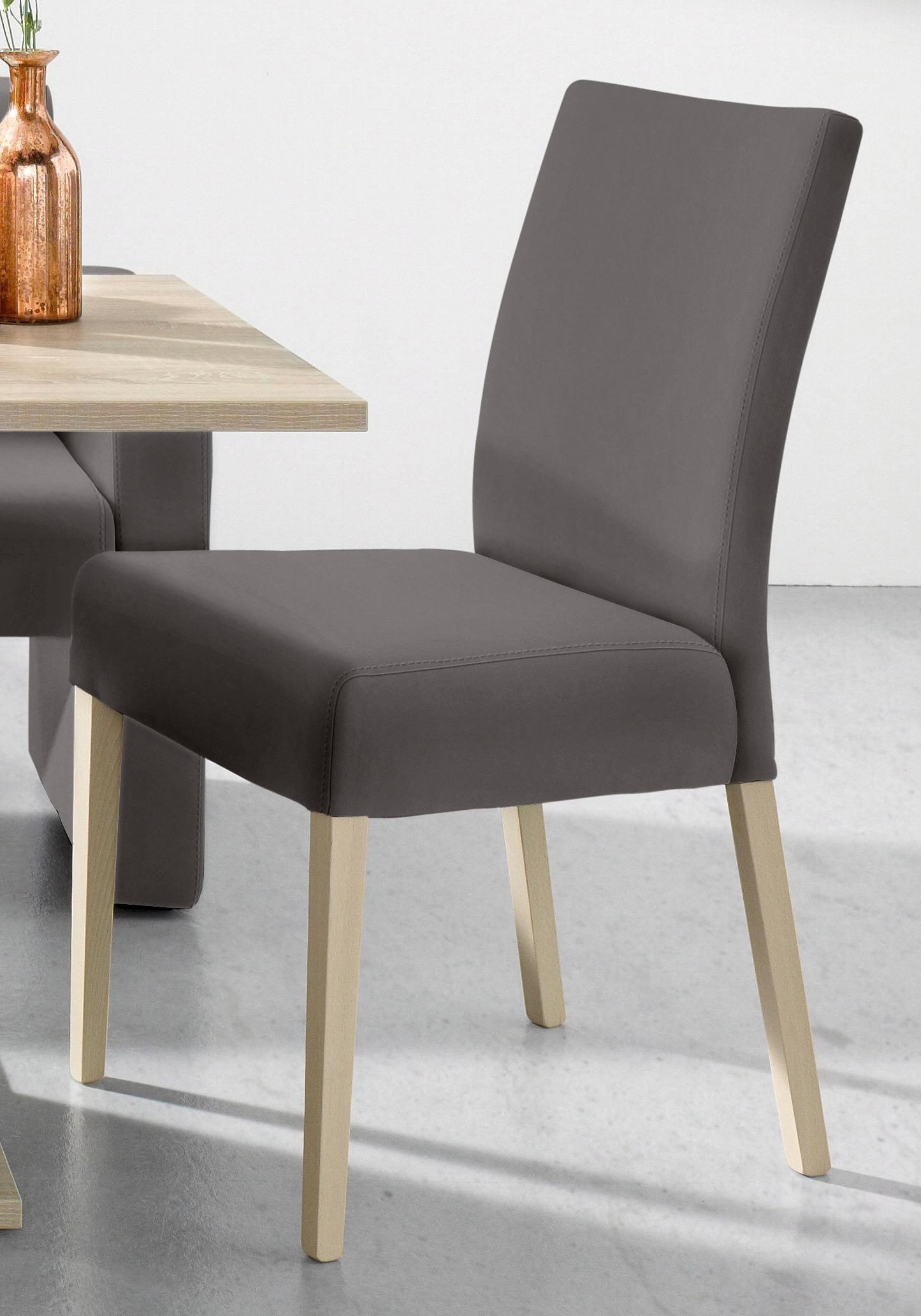 Home affaire 4-Fußstuhl »Umag« (Set) 2 Stk.Sitz und Rücken gepolstert günstig online kaufen