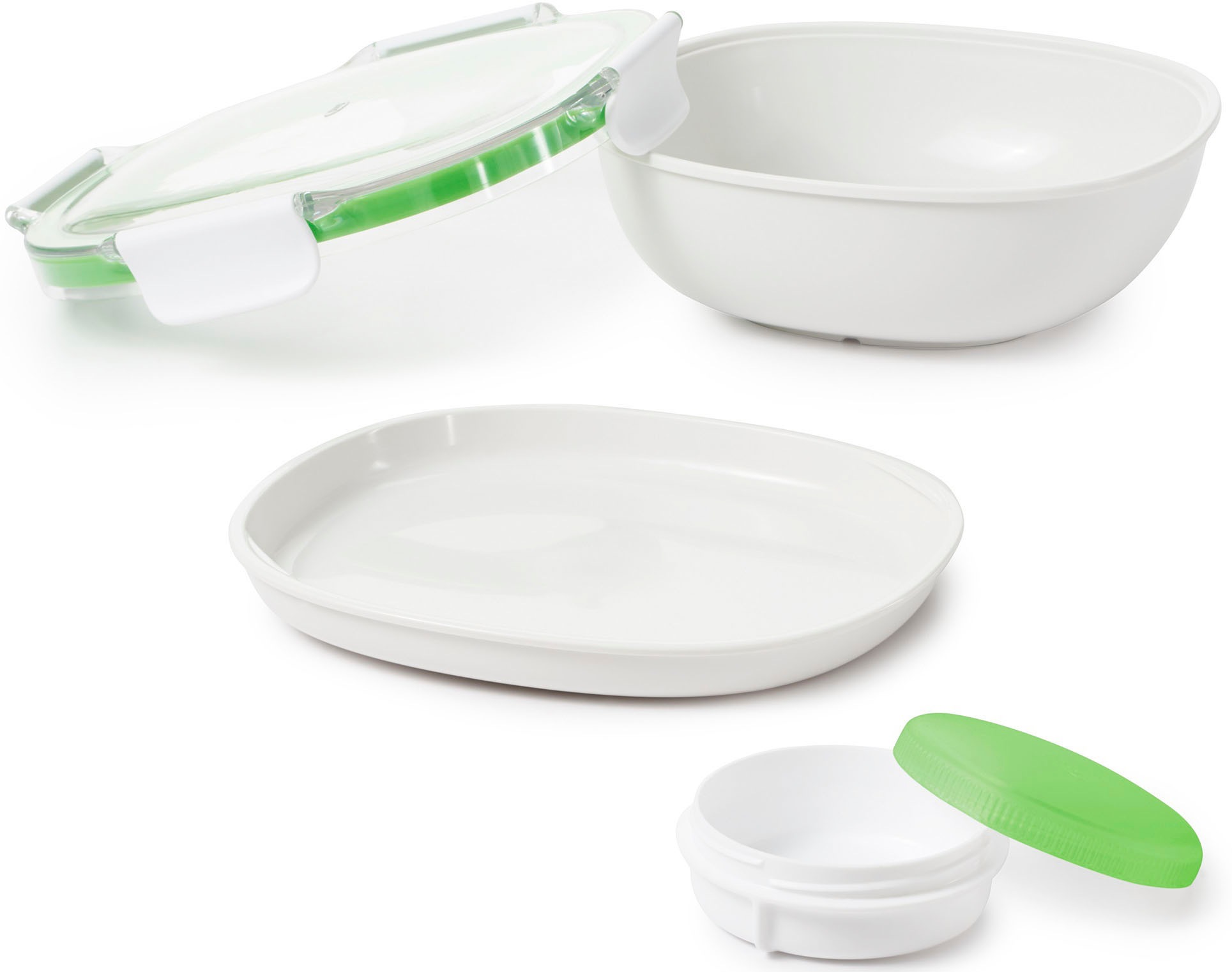 OXO GOOD GRIPS Salatbox To-Go weiß
