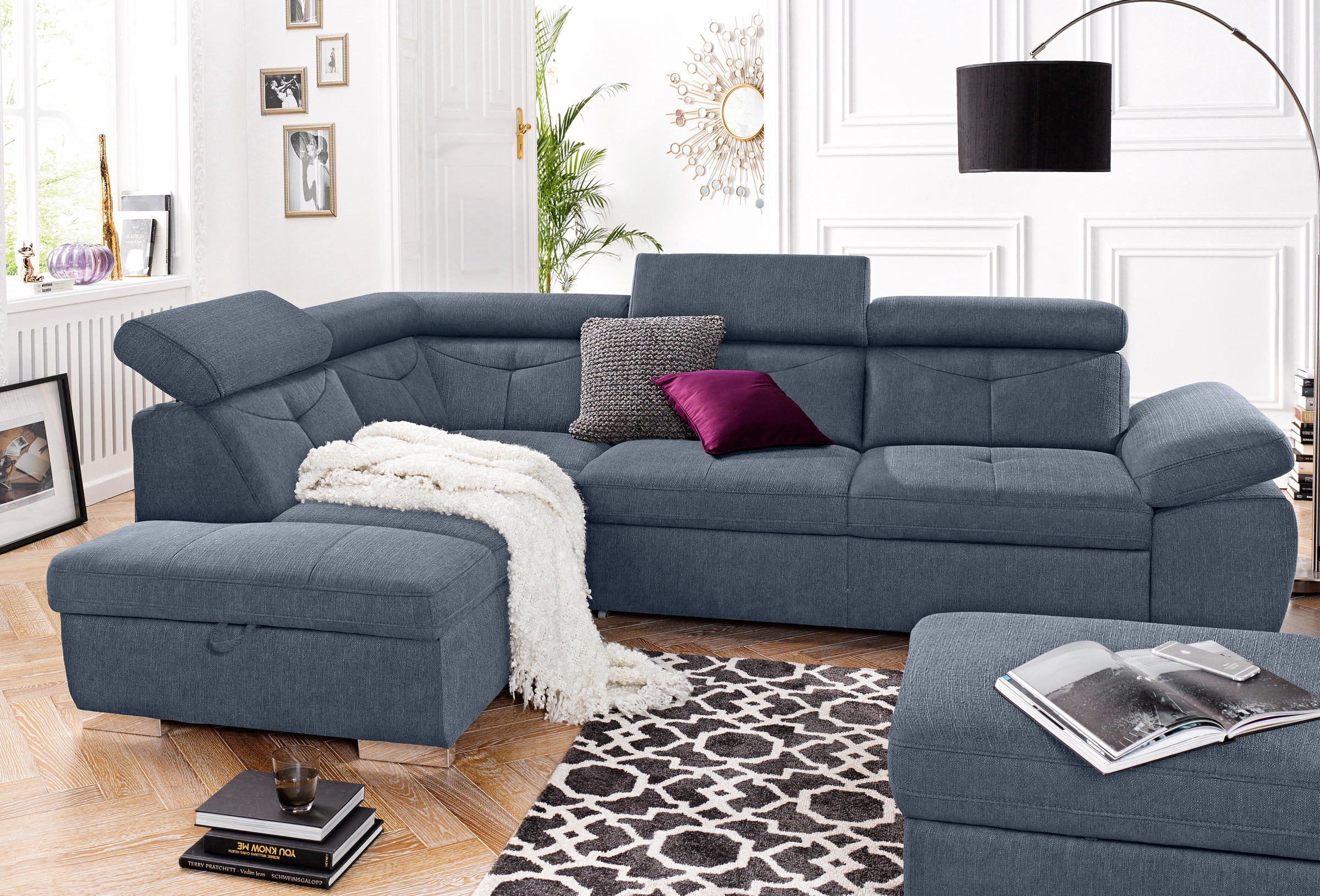 exxpo - sofa fashion Ecksofa »Spring, super bequem und komfortabel mit Armt günstig online kaufen