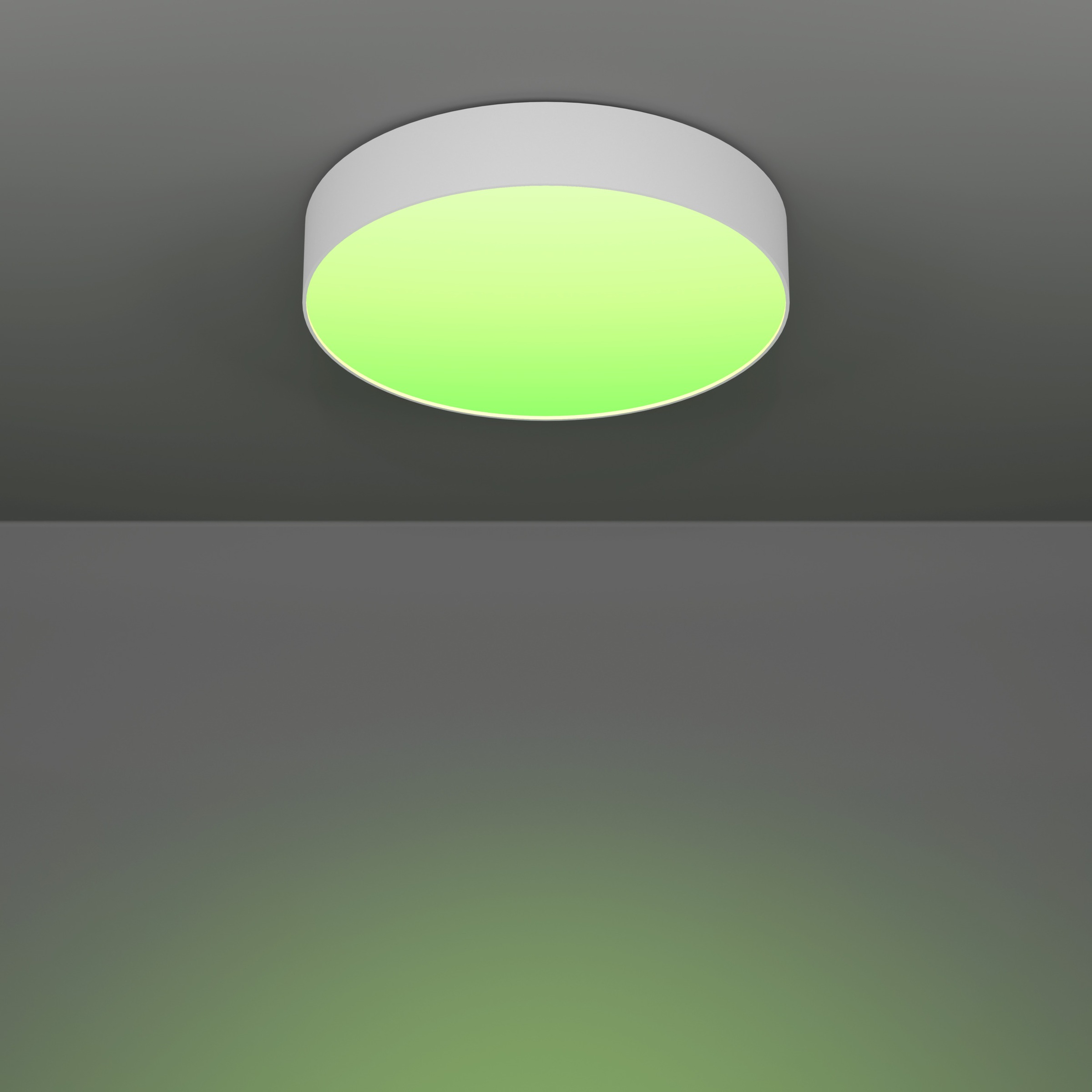 EGLO LED Deckenleuchte »GALLIZZI-Z Deckenlampe - Kunststoff - LED - 15W - IP20« LED-Modul 1 Stk. Kaltweiß | Neutralweiß | RGB | Warmweiß Wohzimmerlampe, Esszimmerlampe, Flur, Schlafzimmer, H7 x Ø39 cm