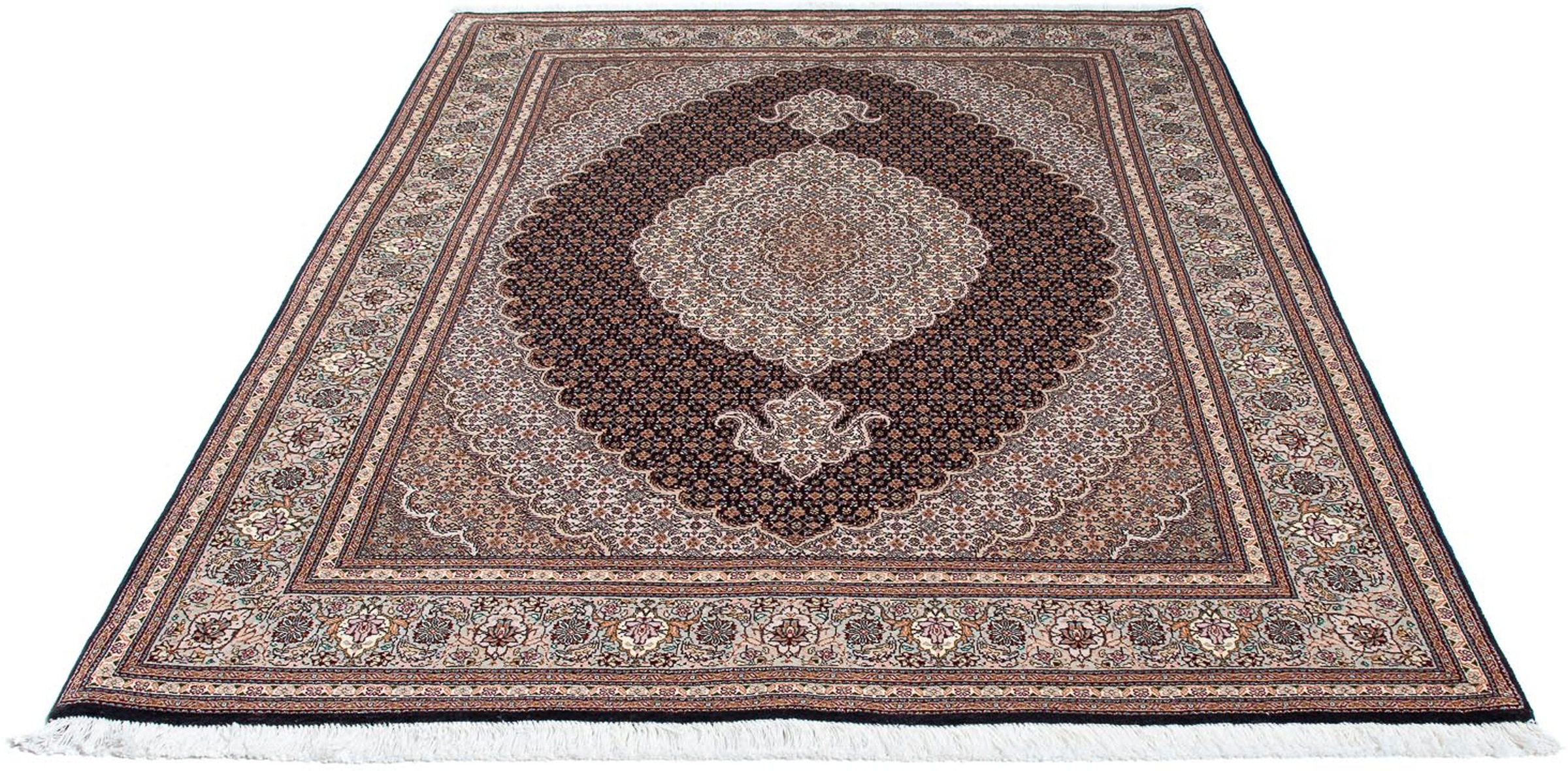 morgenland Orientteppich »Perser - Täbriz - 206 x 149 cm - hellbraun«, rech günstig online kaufen