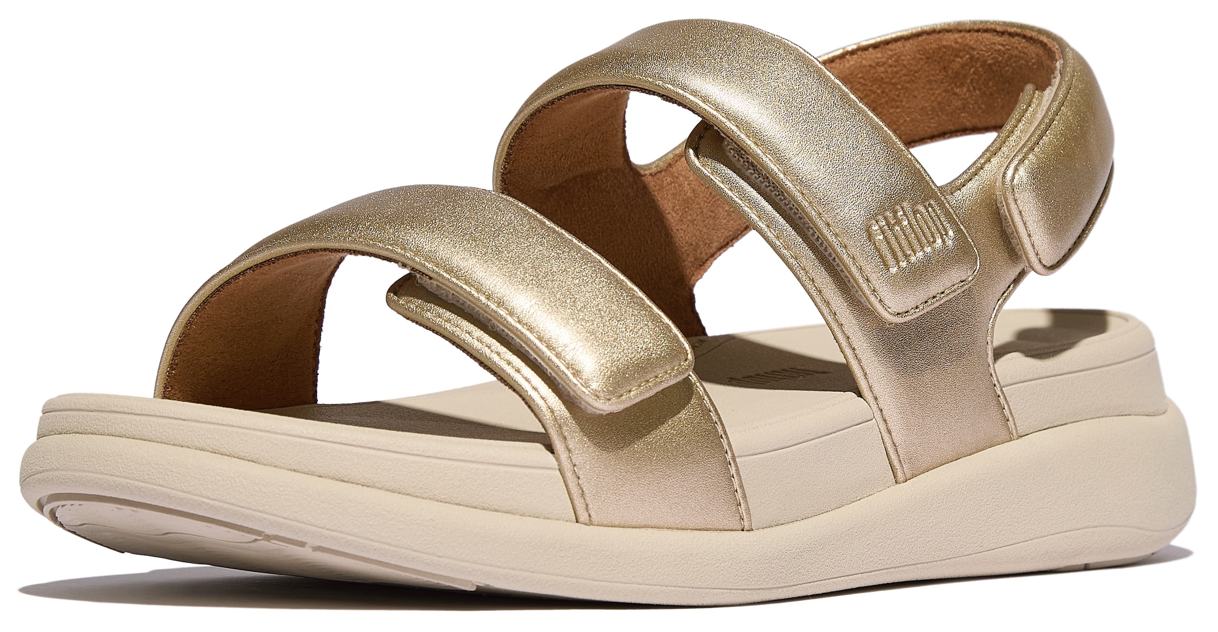 Fitflop Sandale »F-MODE GO«  , Keilsandale, Klettschuh, Sommerschuh mit hervorragender Dämpfung