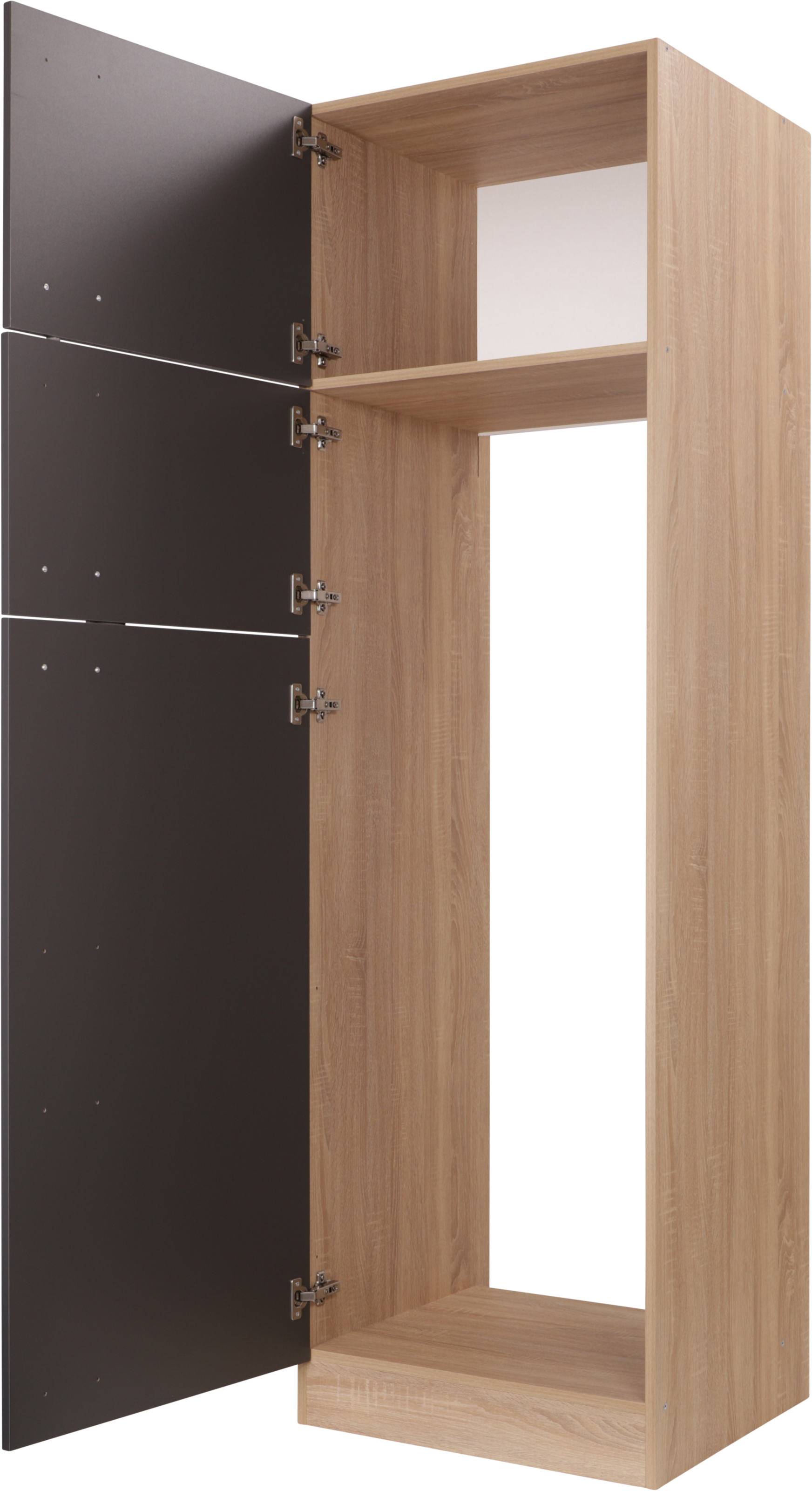 RESPEKTA Kühlumbauschrank »Merle« Breite 60 cm, Türen wechselseitig anschlagbar, Höhe 200 cm