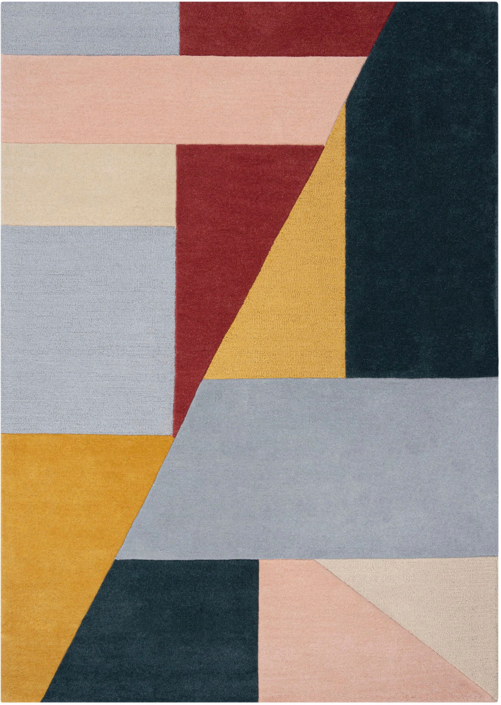 FLAIR RUGS Wollteppich »Alwyn«, rechteckig, 10 mm Höhe, Geometrisch günstig online kaufen