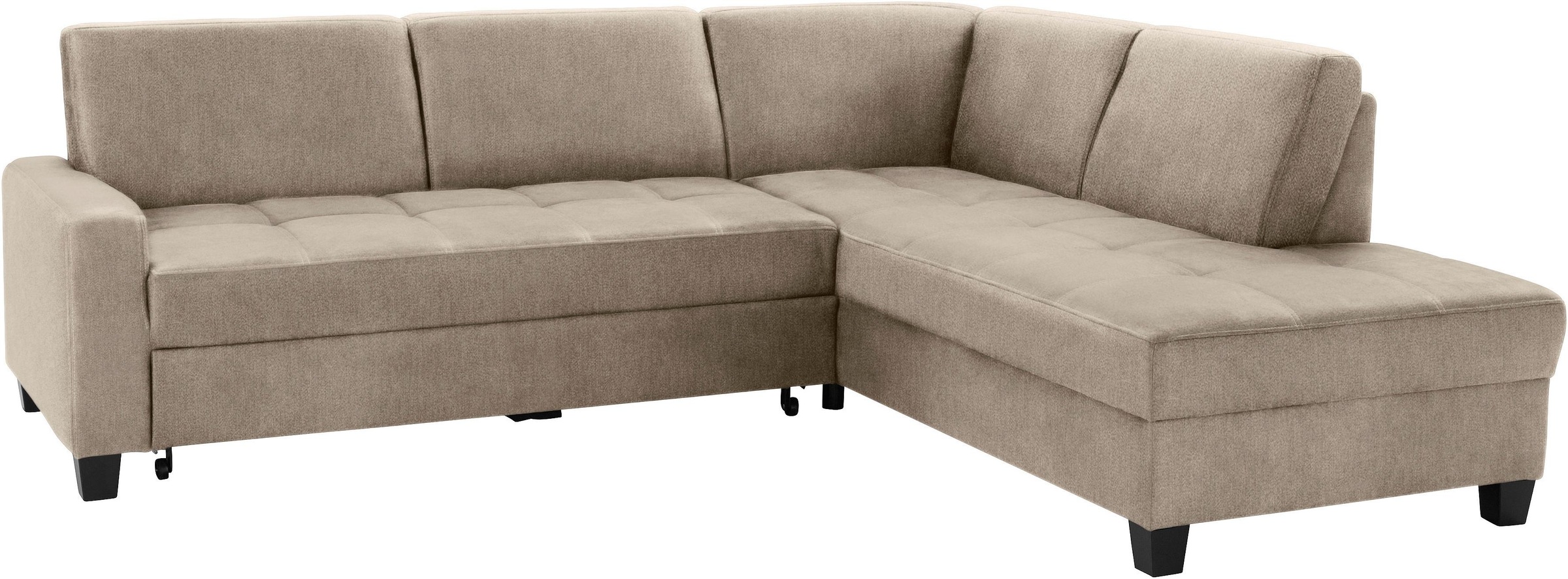 DOMO collection Ecksofa »Florentina zeitlos und elegant, Sitznähte als Desi günstig online kaufen