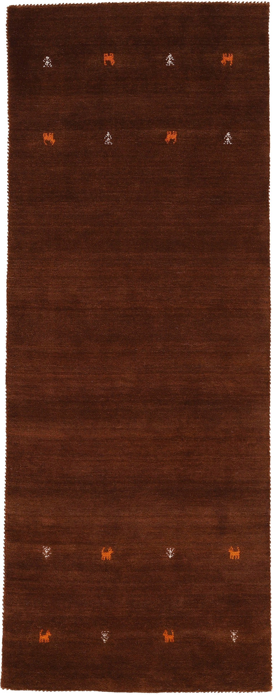 carpetfine Wollteppich »Gabbeh Uni, auch als Läufer erhältlich«, rechteckig günstig online kaufen