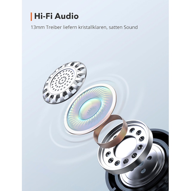 TaoTronics Kopfhörer »TT-BH092«, Bluetooth, Freisprechfunktion-integrierte  Steuerung für Anrufe und Musik-Sprachsteuerung auf Raten bestellen