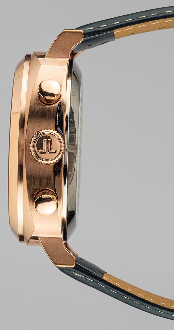 Jacques Lemans Chronograph »Lugano, 1-2058D«, Quarzuhr, Armbanduhr, Herrenuhr, Stoppfunktion, Lederarmband