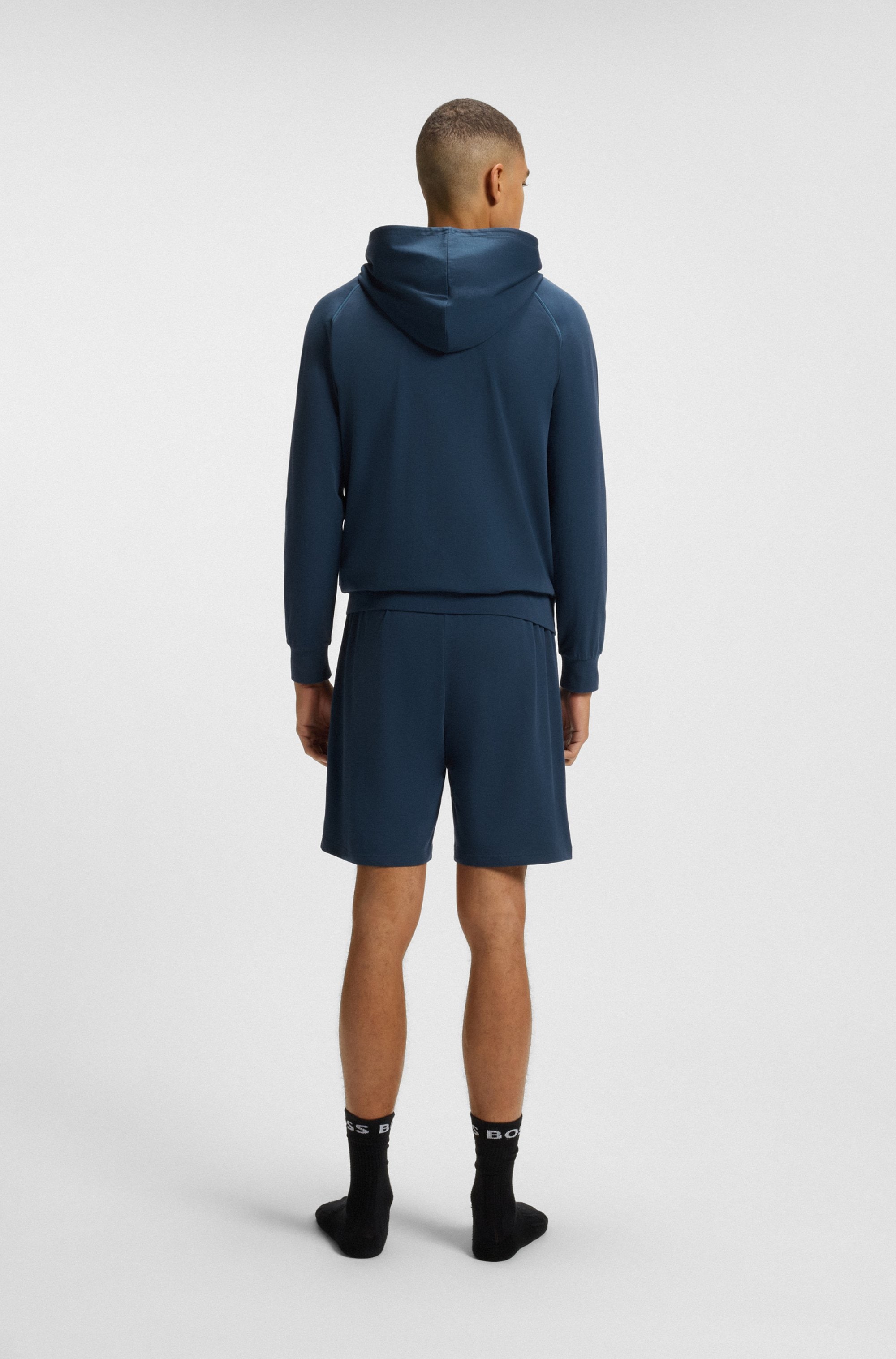 BOSS Kapuzensweatjacke »Mix&Match Jacket H« mit Kängurutasche