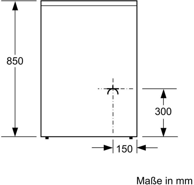 BOSCH Elektro-Standherd »HKR39C220«, 4, HKR39C220, mit 2-fach-Teleskopauszug, ecoClean Direct