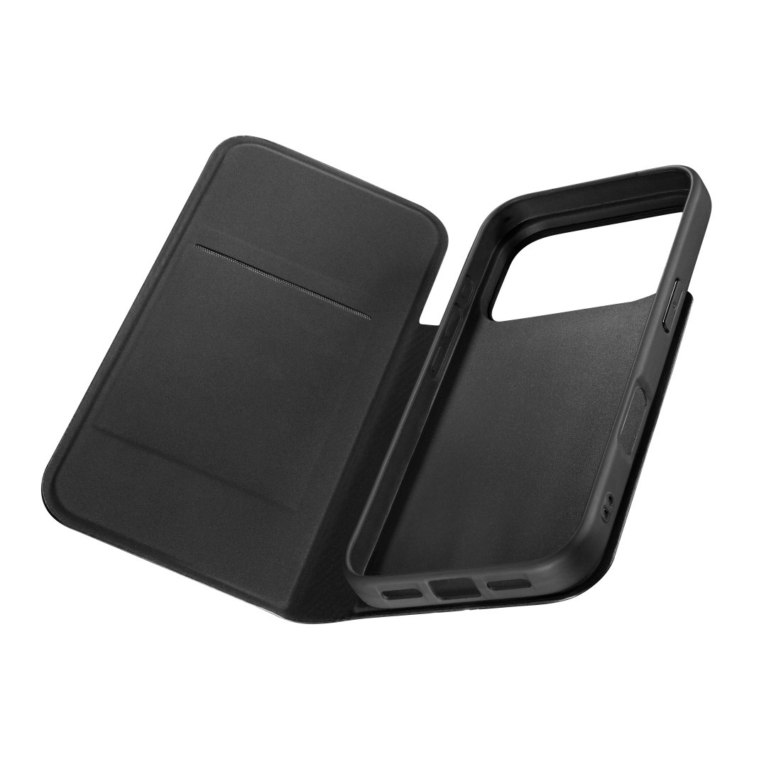 BLACKROCK Smartphone-Mappe »Handytasche mit Kartenfach für Apple iPhone 17 Pro 18 Pro« Kartenfach, Magnetverschluss, Kameraschutz, Anti-Rutsch-Oberfläche